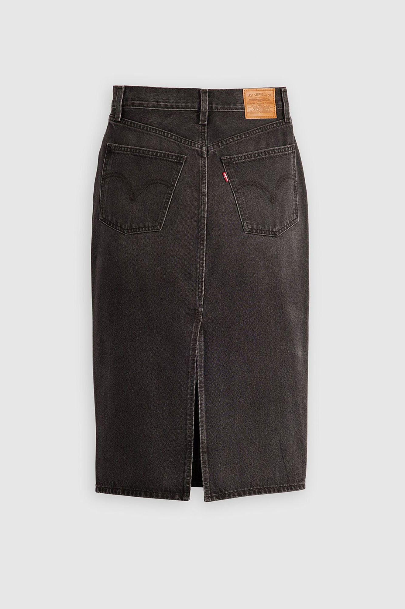 Levi's Saia jeans Levis&reg; HR com fenda nas costas  Preto