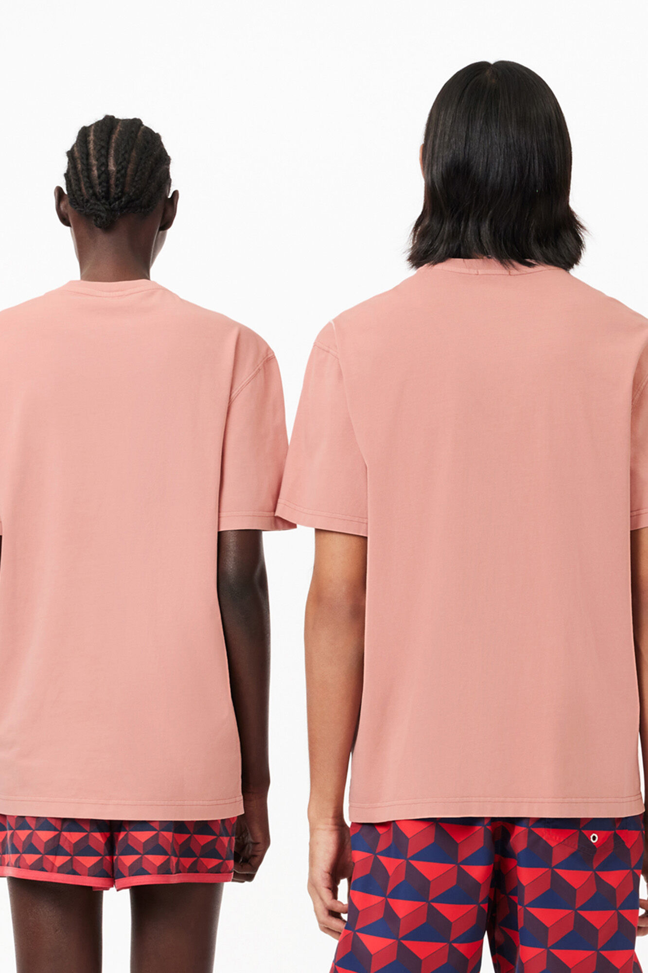 Lacoste T-shirt unissexo em algod&atilde;o tingida naturalmente