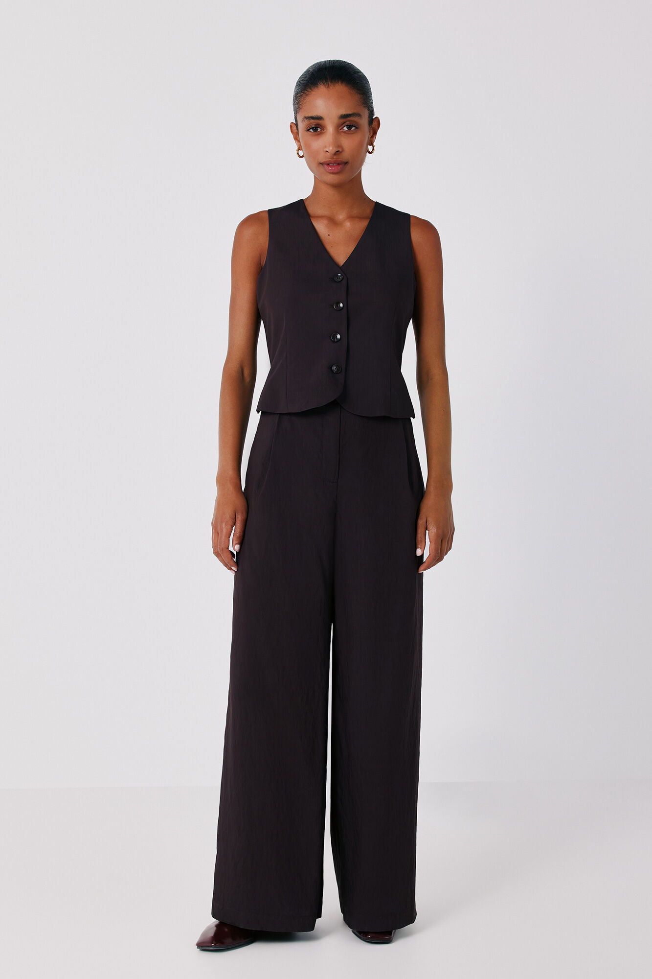Cortefiel Pinstripe jumpsuit