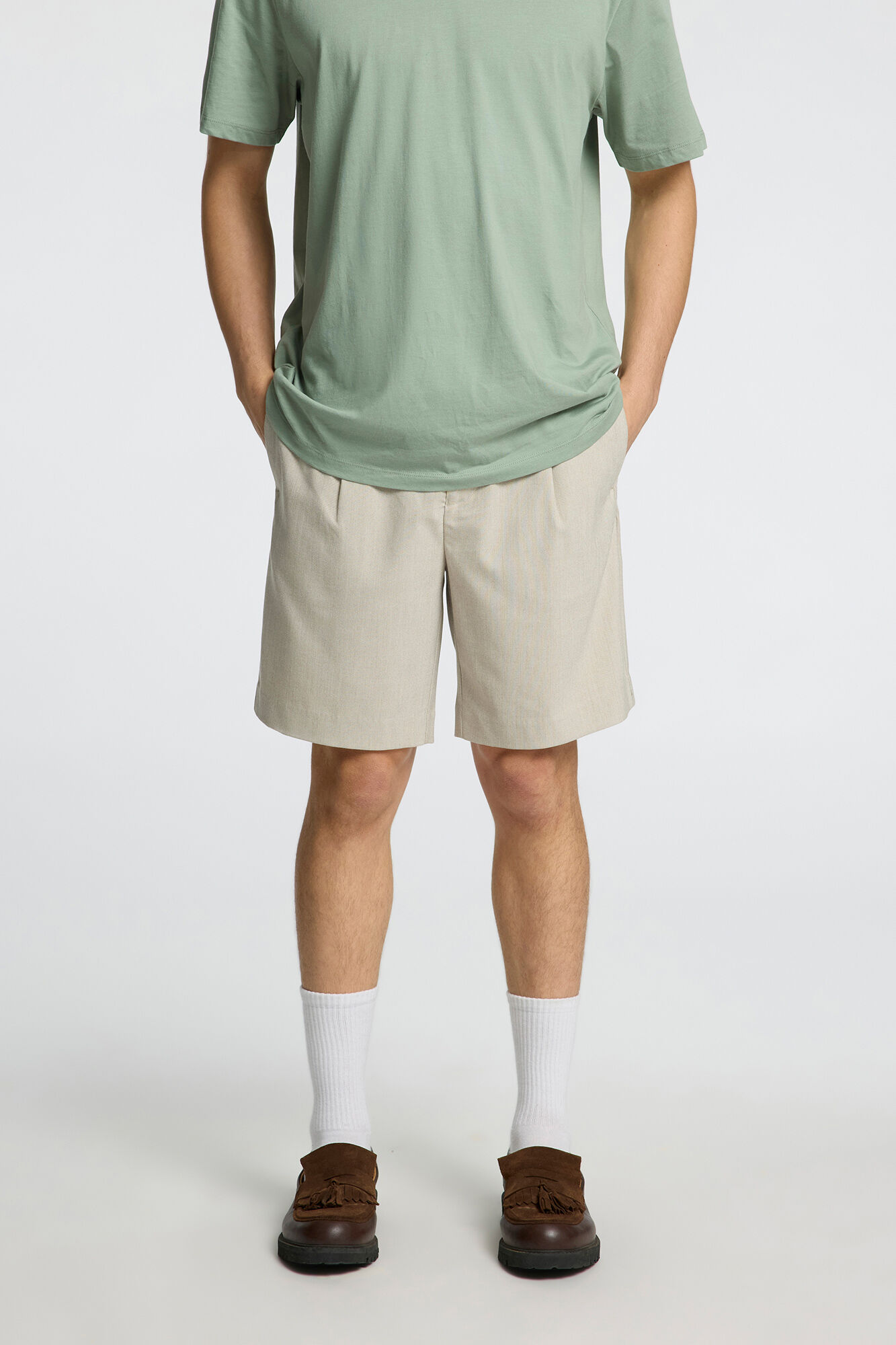 Selected Bermuda Relaxed Fit Cinzento