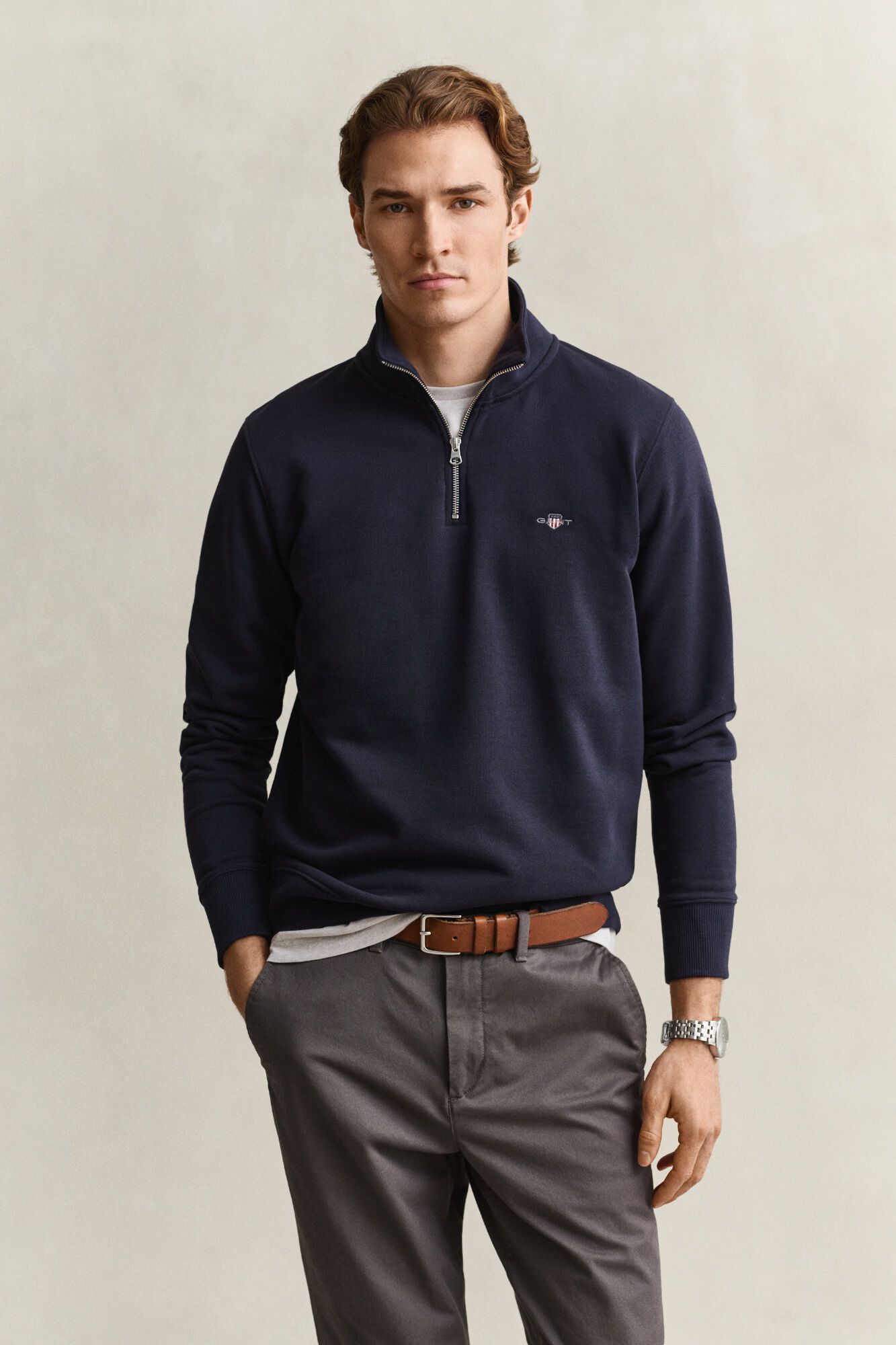 Gant Sweatshirt gola redonda Azul
