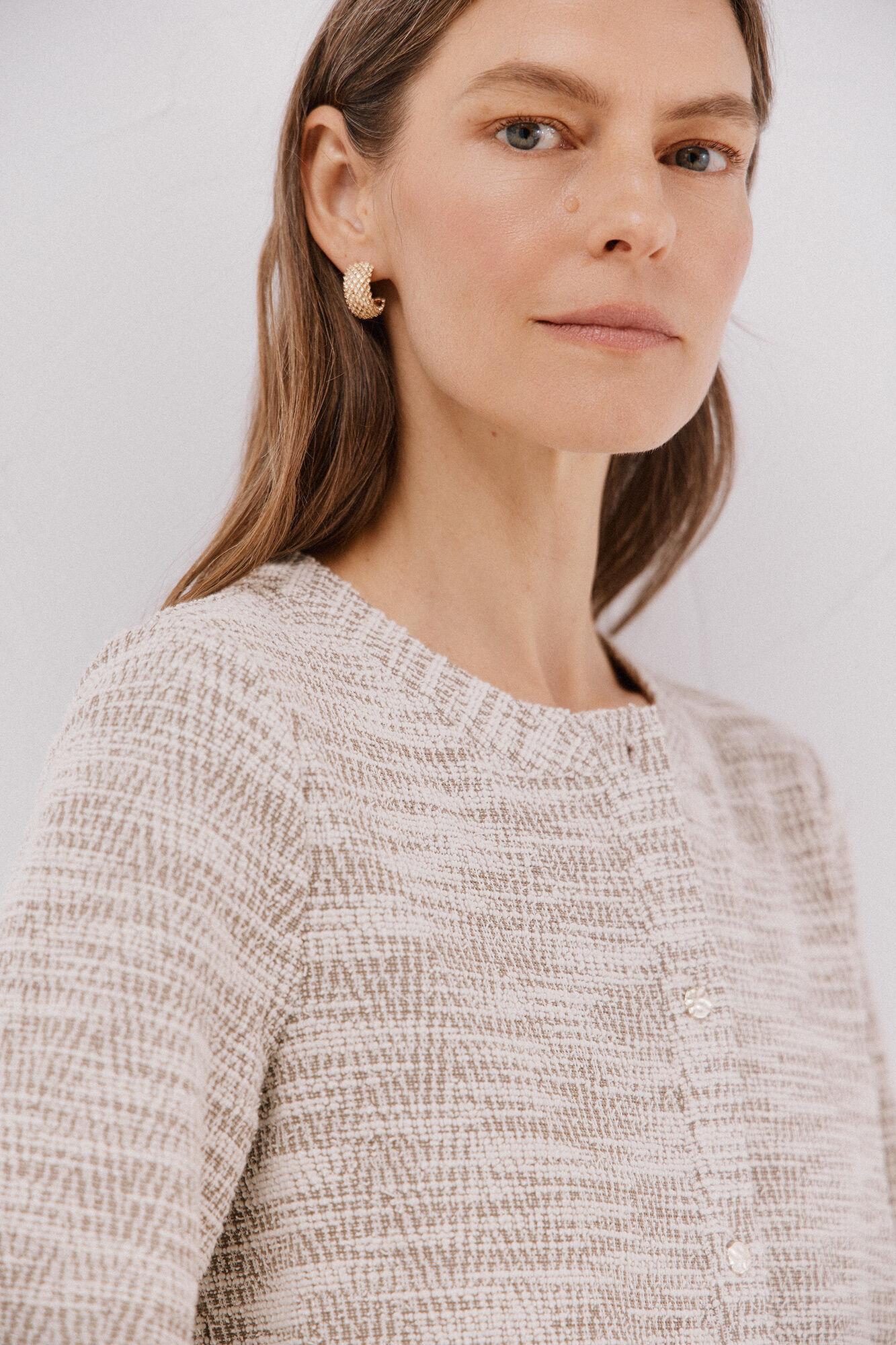 Cortefiel Cardigan de tweed