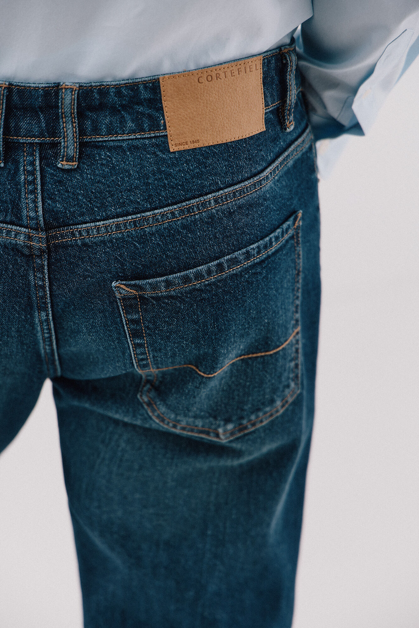 Cortefiel Regular fit jeans Blue