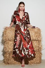 Panambi Miriam dress Printed brown