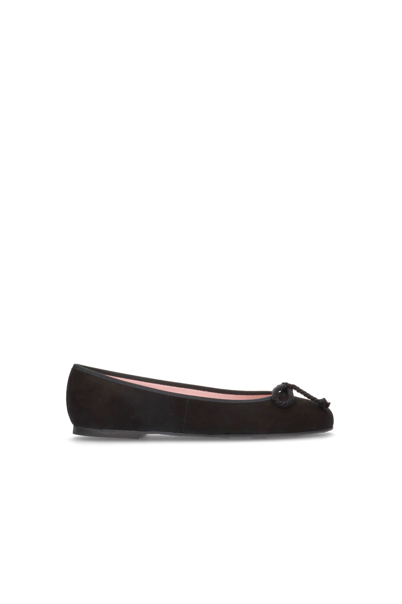 Pretty Ballerinas Rosario ballerina in black suede Black