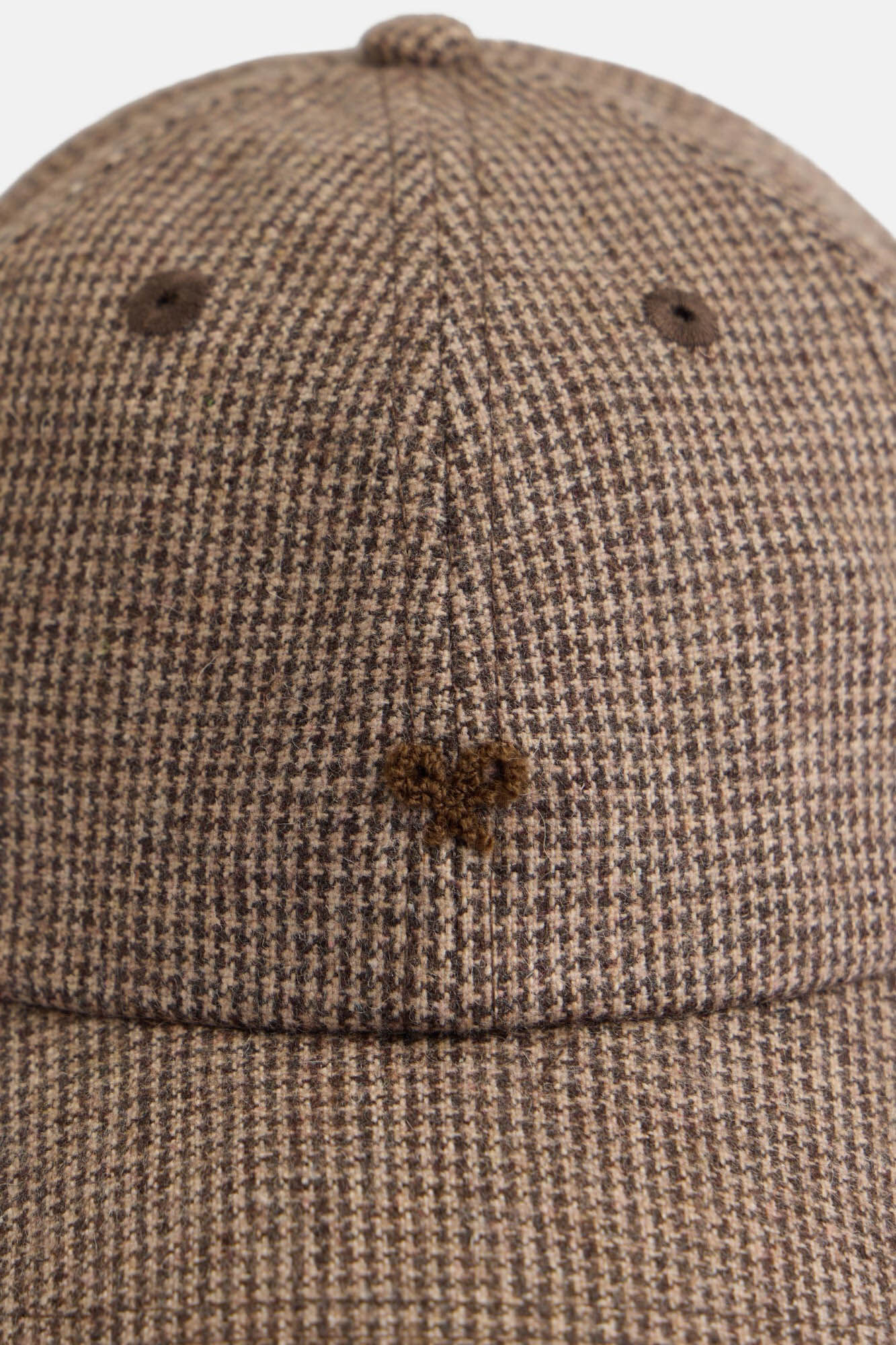 Silbon Gorra pata de gallo Marr&oacute;n