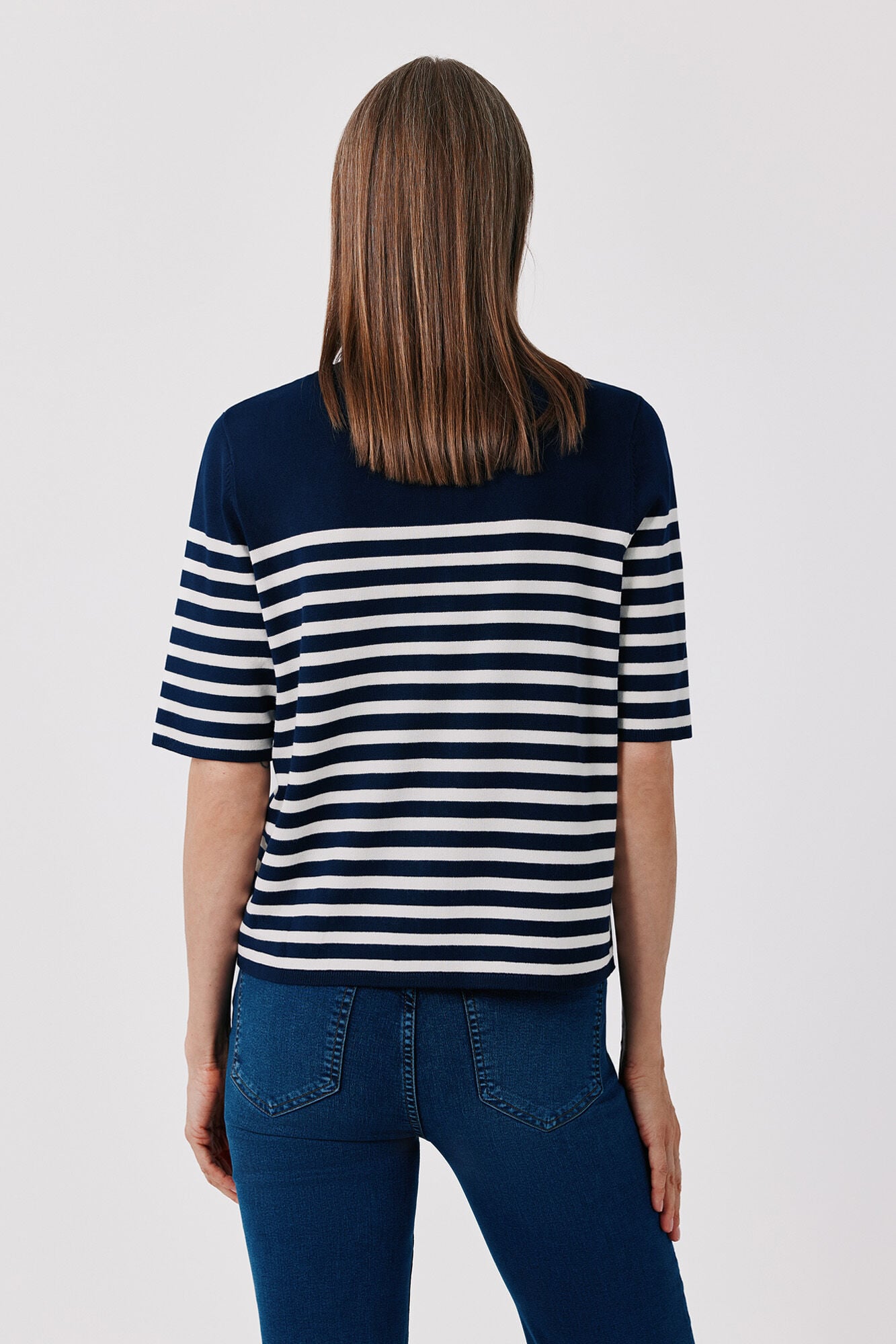 Cortefiel Short sleeve jacket Navy