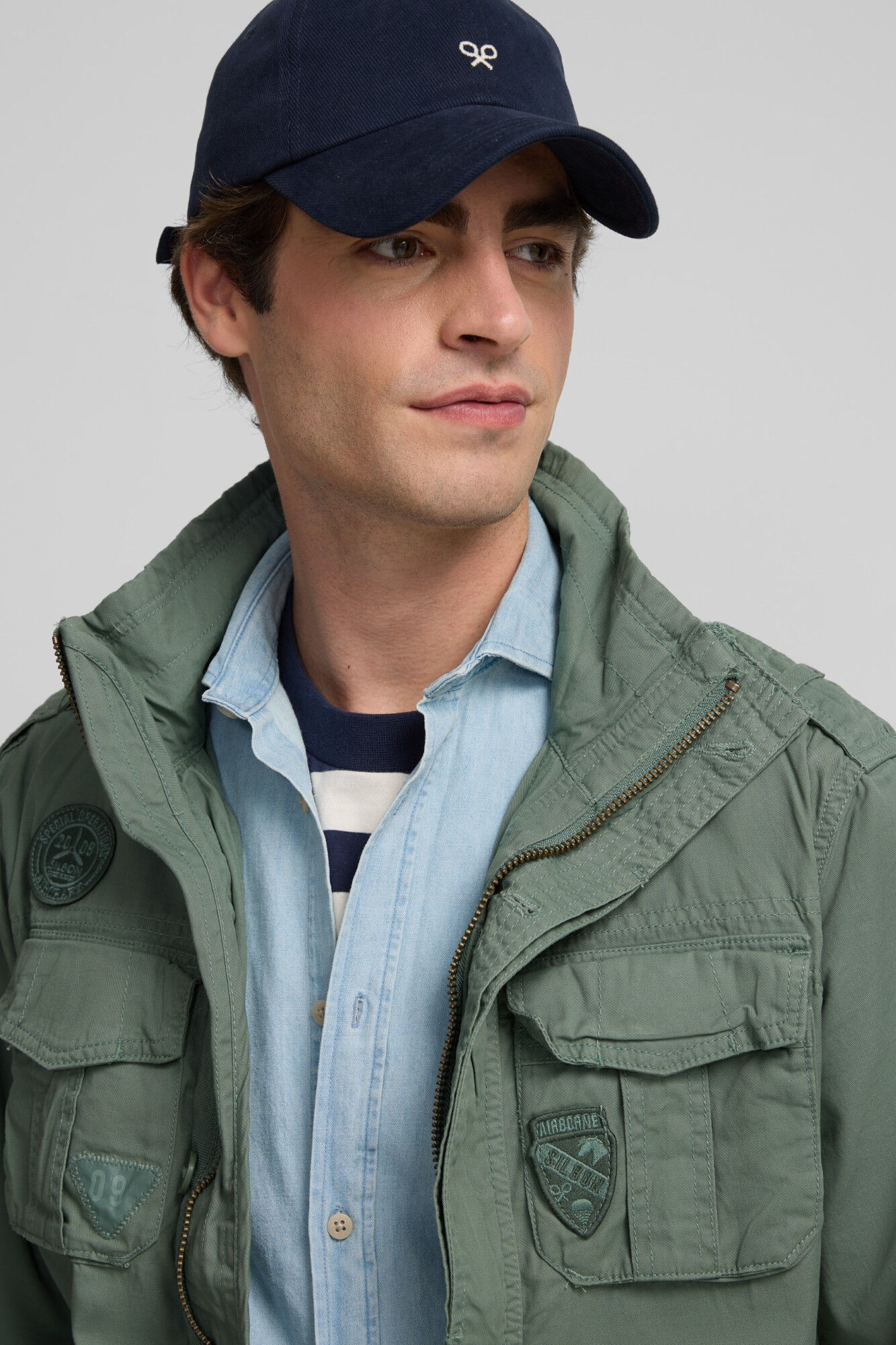 Silbon Parka military garment dye