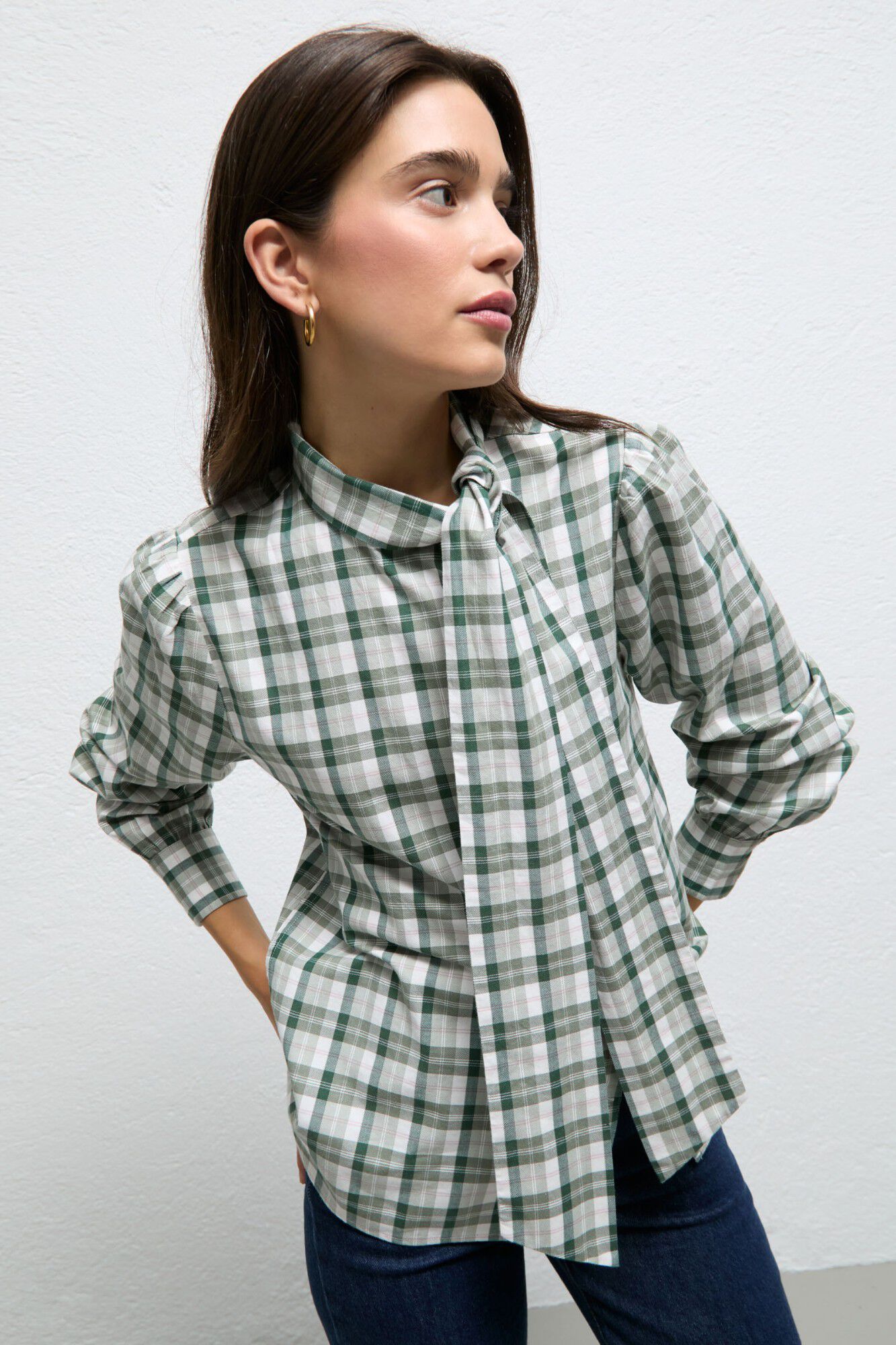 El Ganso Plaid Federica shirt Green
