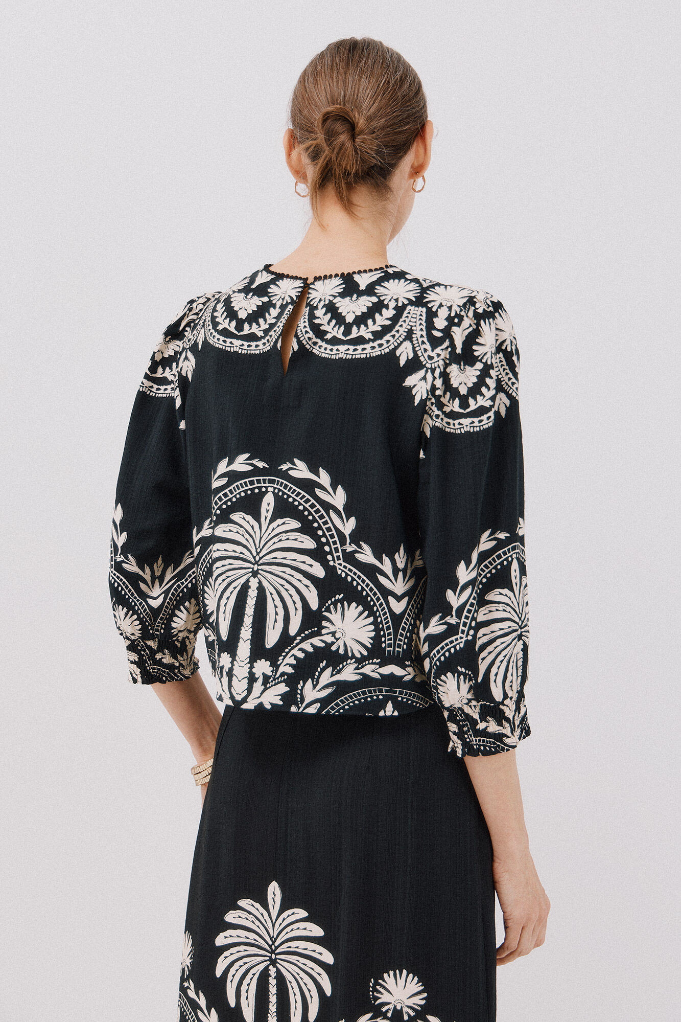 Cortefiel Printed blouse Multicolour