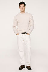 Selected Jersey lana y alpaca Beige