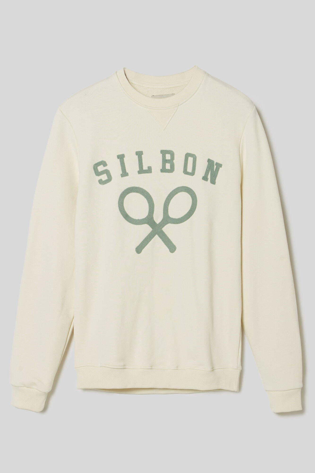 Silbon Sudadera cl&aacute;sica logo silbon crema Amarillo
