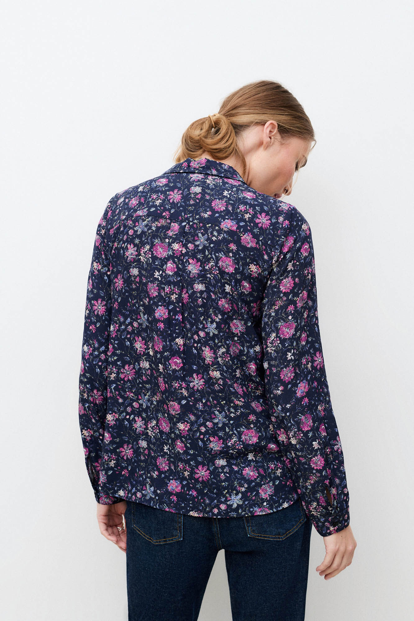 Caroll Camisa curta Cjessica Azul