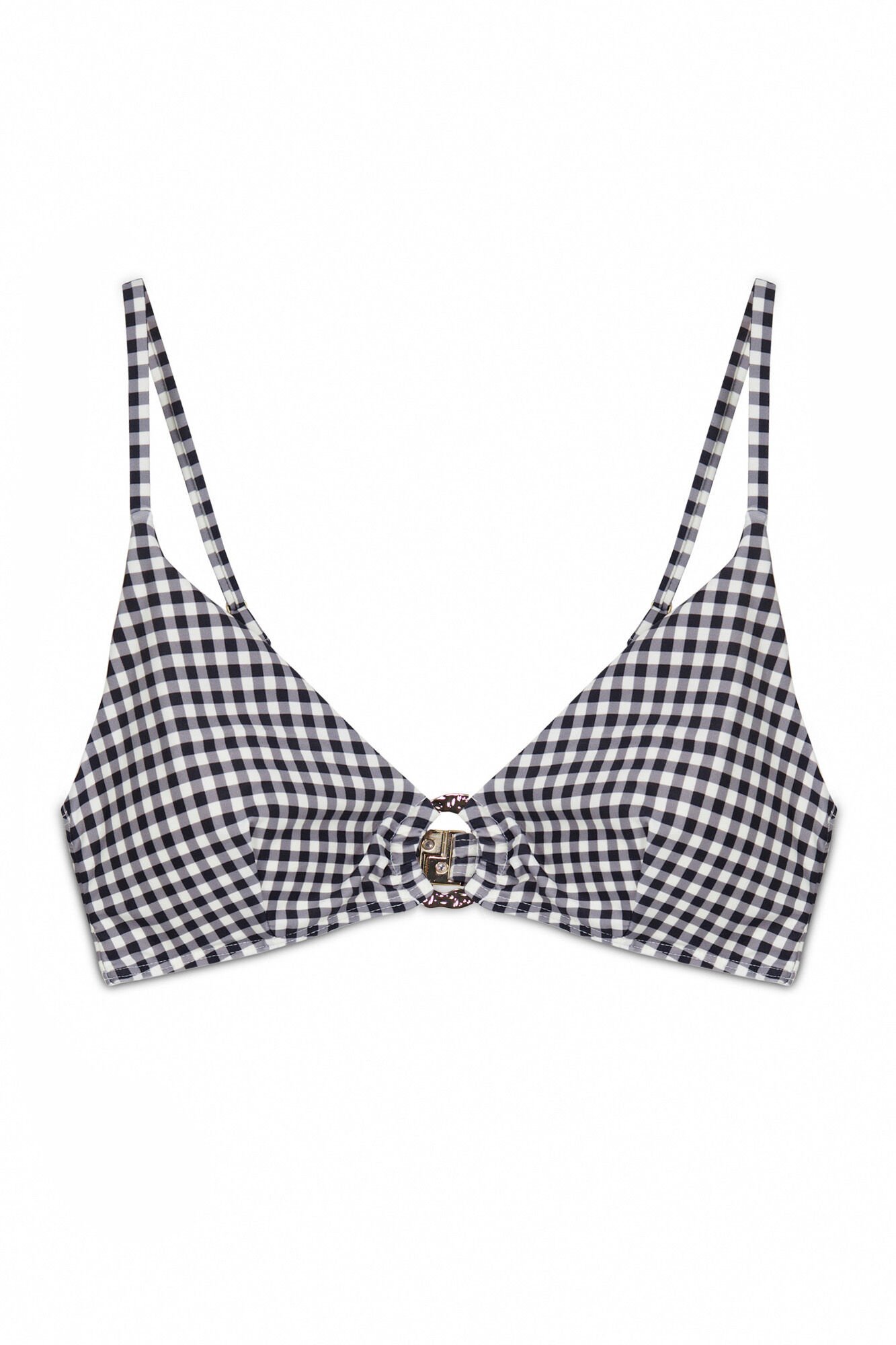 Cortefiel Top bikini anilla dorada