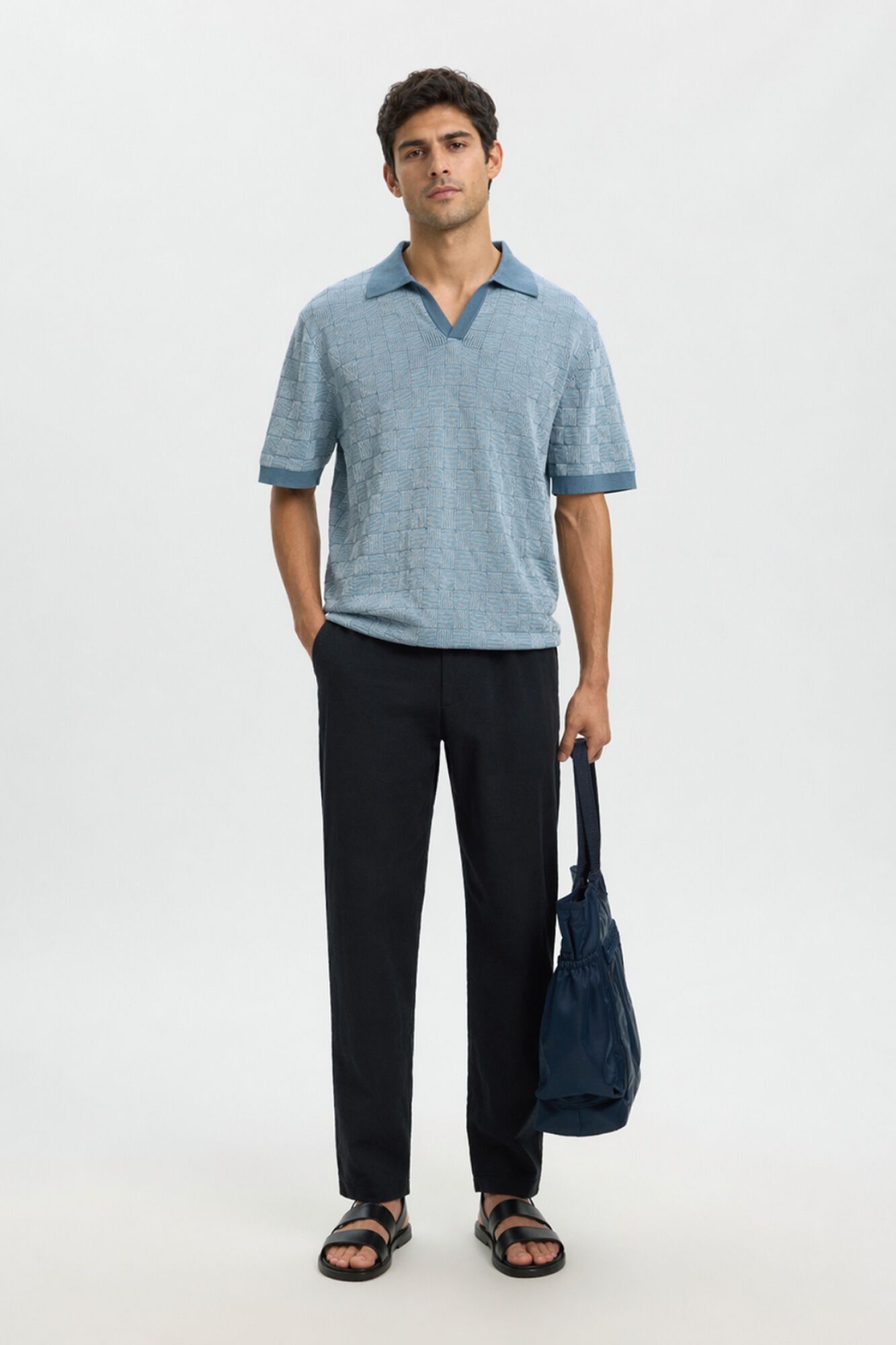 Selected Pantal&oacute;n chino lino
