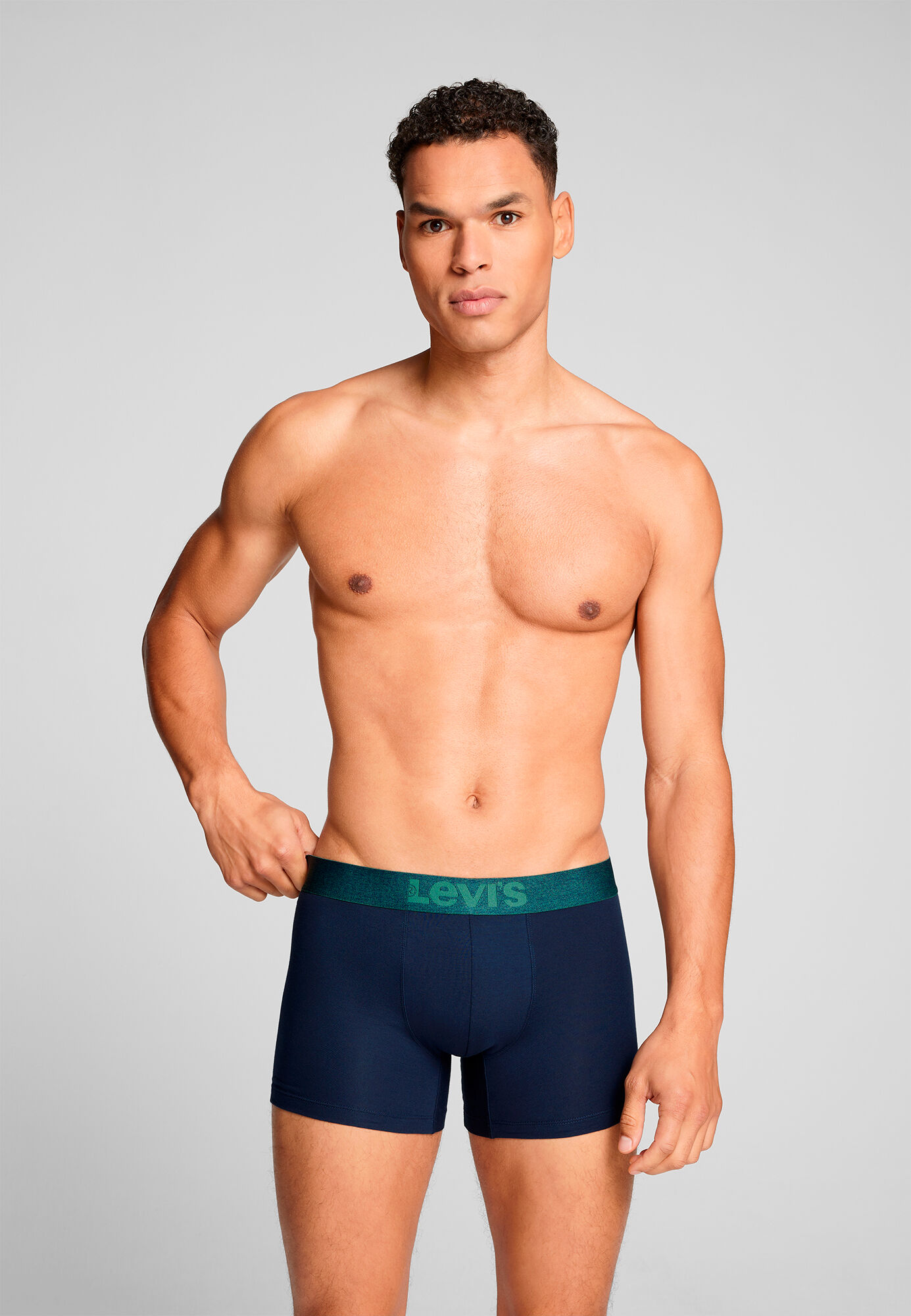 Levi's Pack de 2 calzoncillos b&oacute;xer Levi's de algod&oacute;n Estampado verde