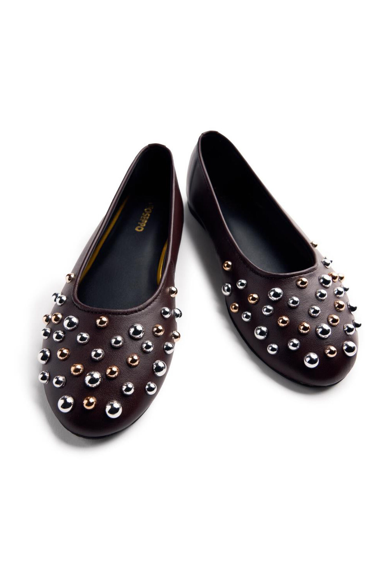 Gioseppo Bailarinas de pele Castanho