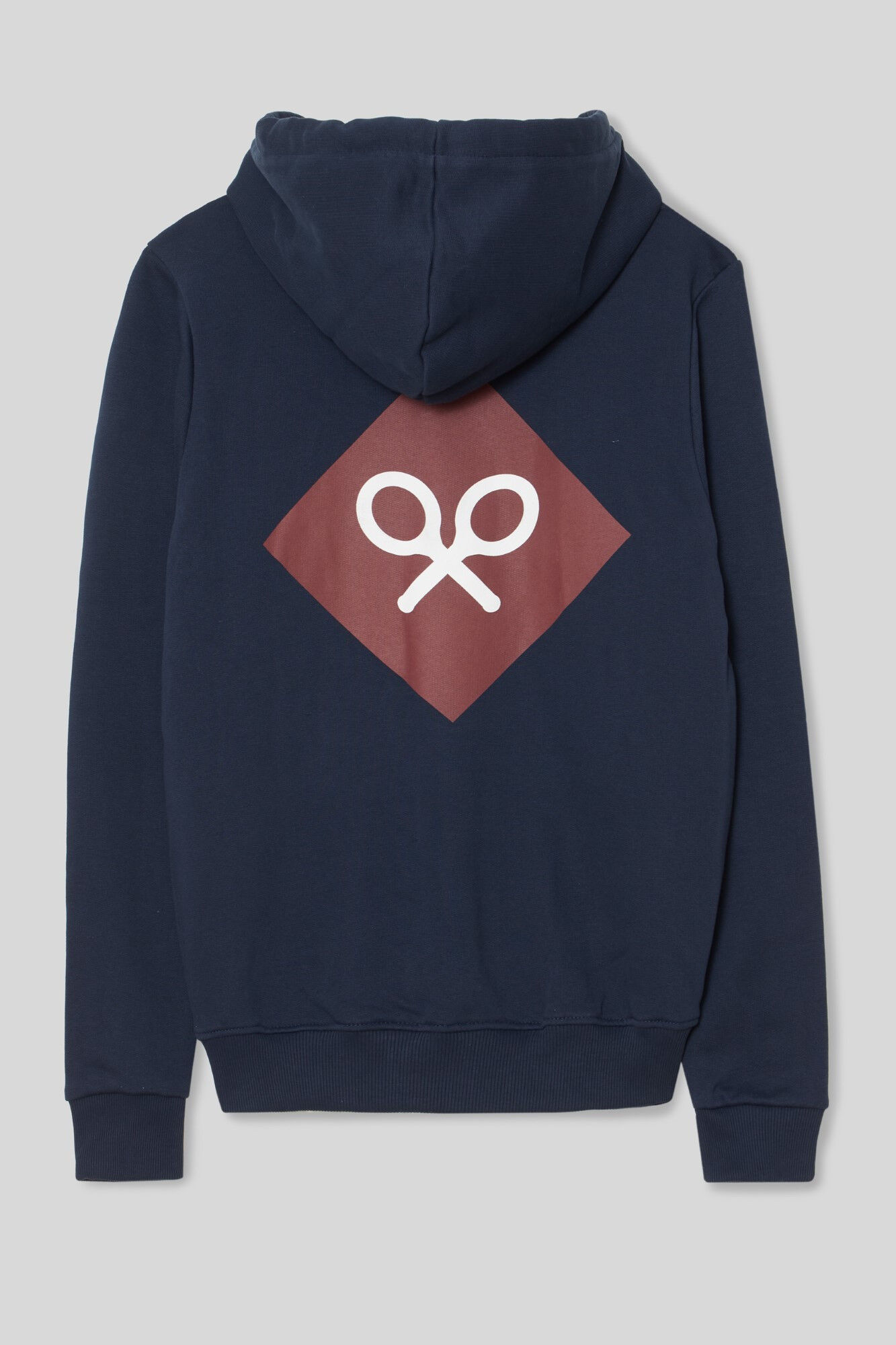 Silbon Sudadera cremallera capucha rombo azul marino Azul marino