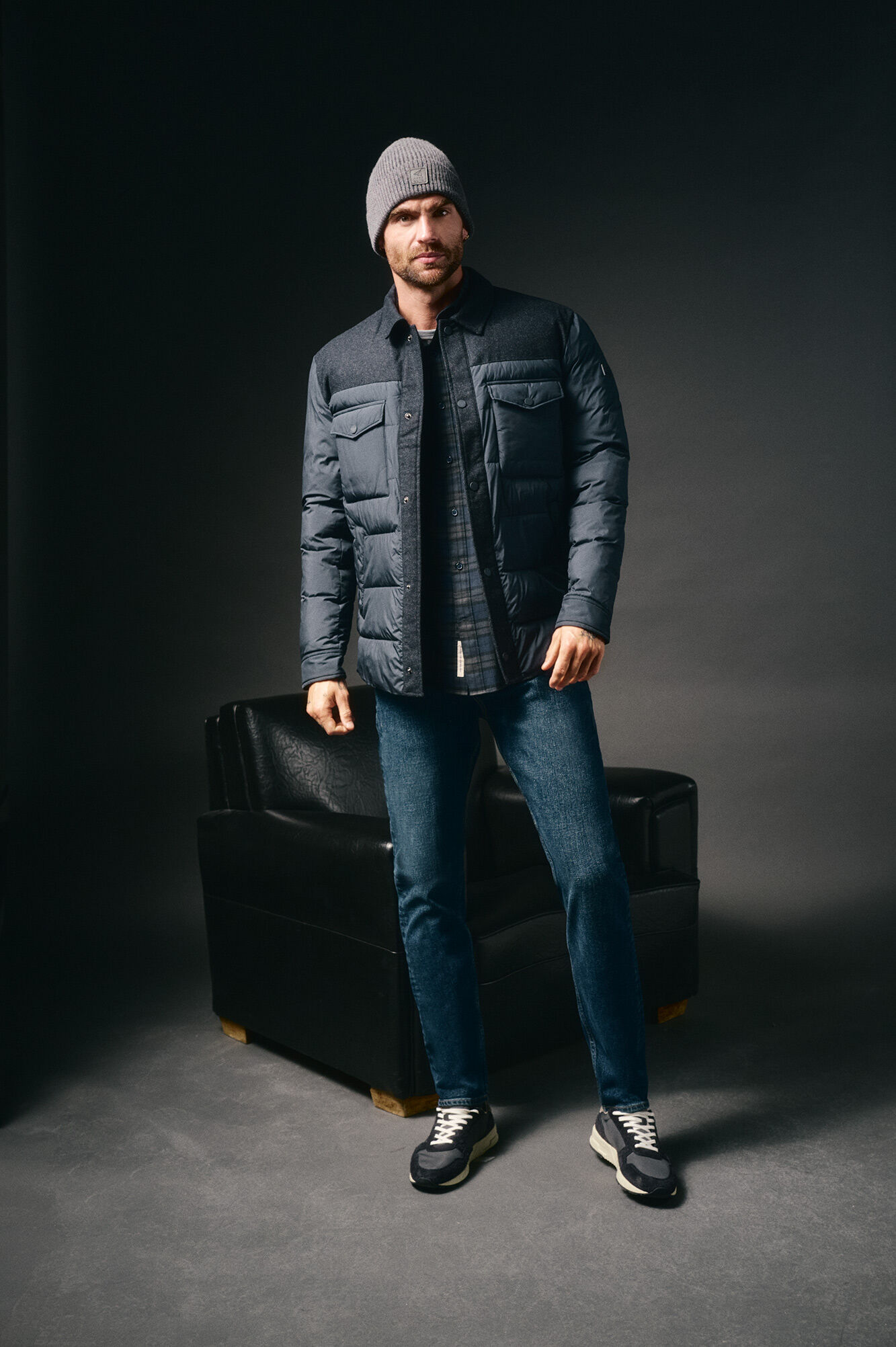 OOTO Chaqueta acolchada con bolsillos