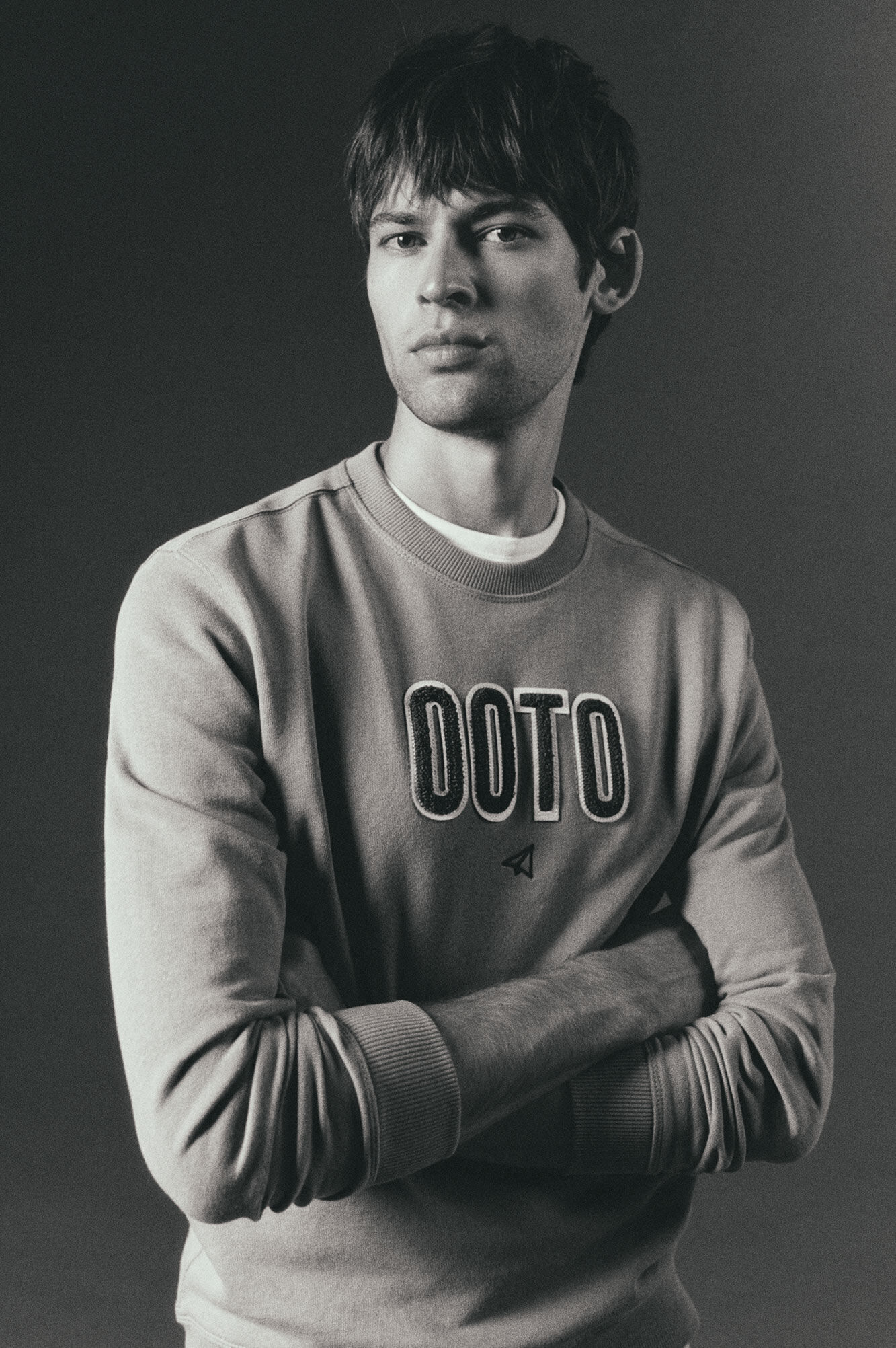 OOTO Sudadera logo bordado Kaki