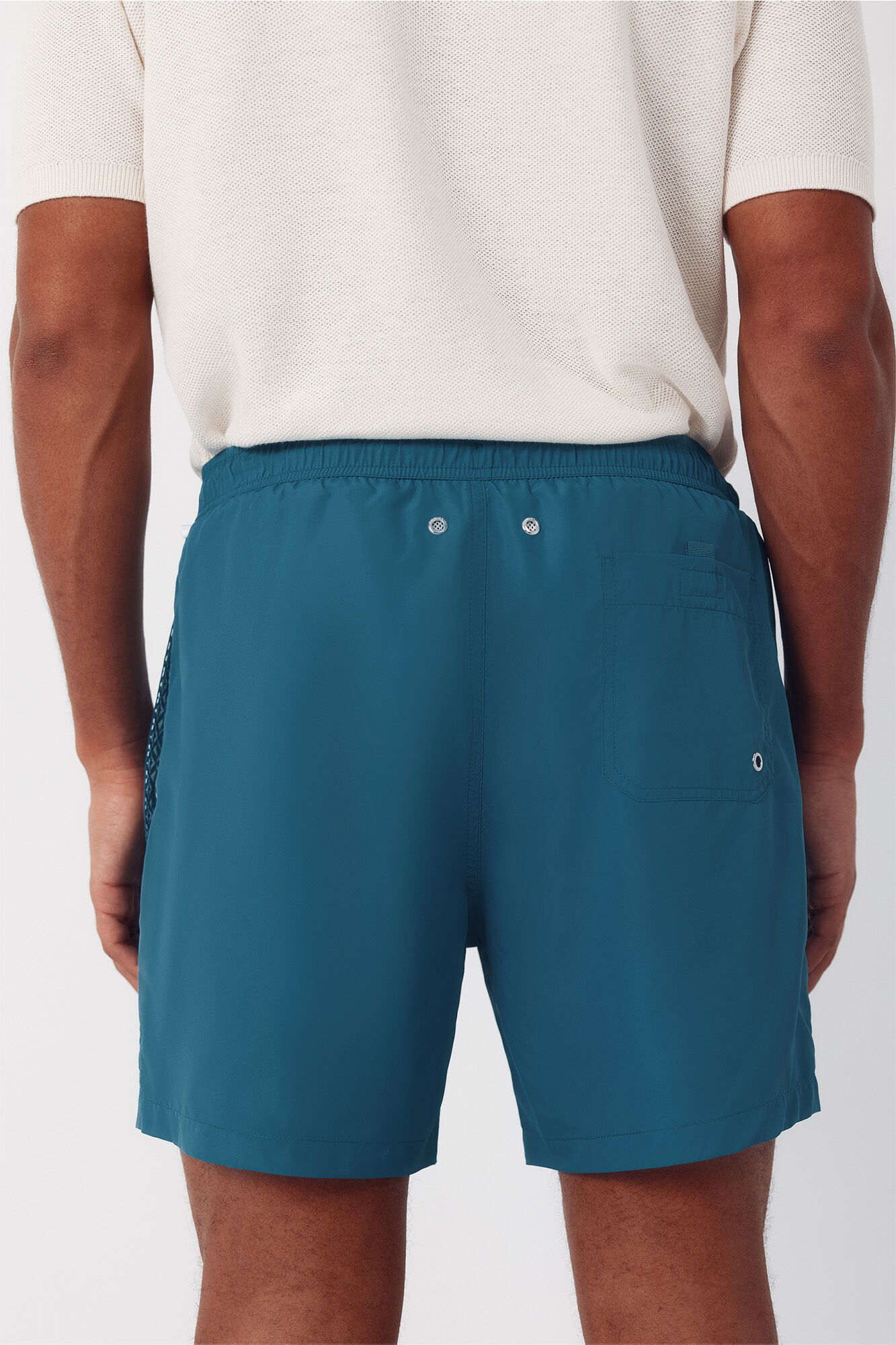 Cortefiel Plain basic swimwear Turquoise