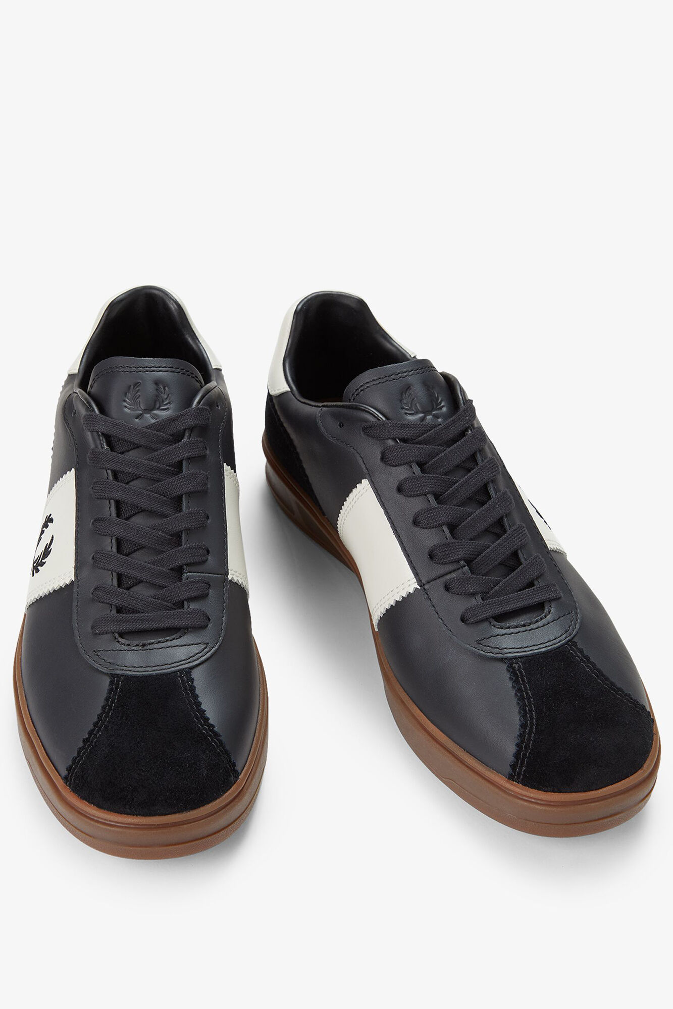 Fred Perry B4 leather sneaker Black