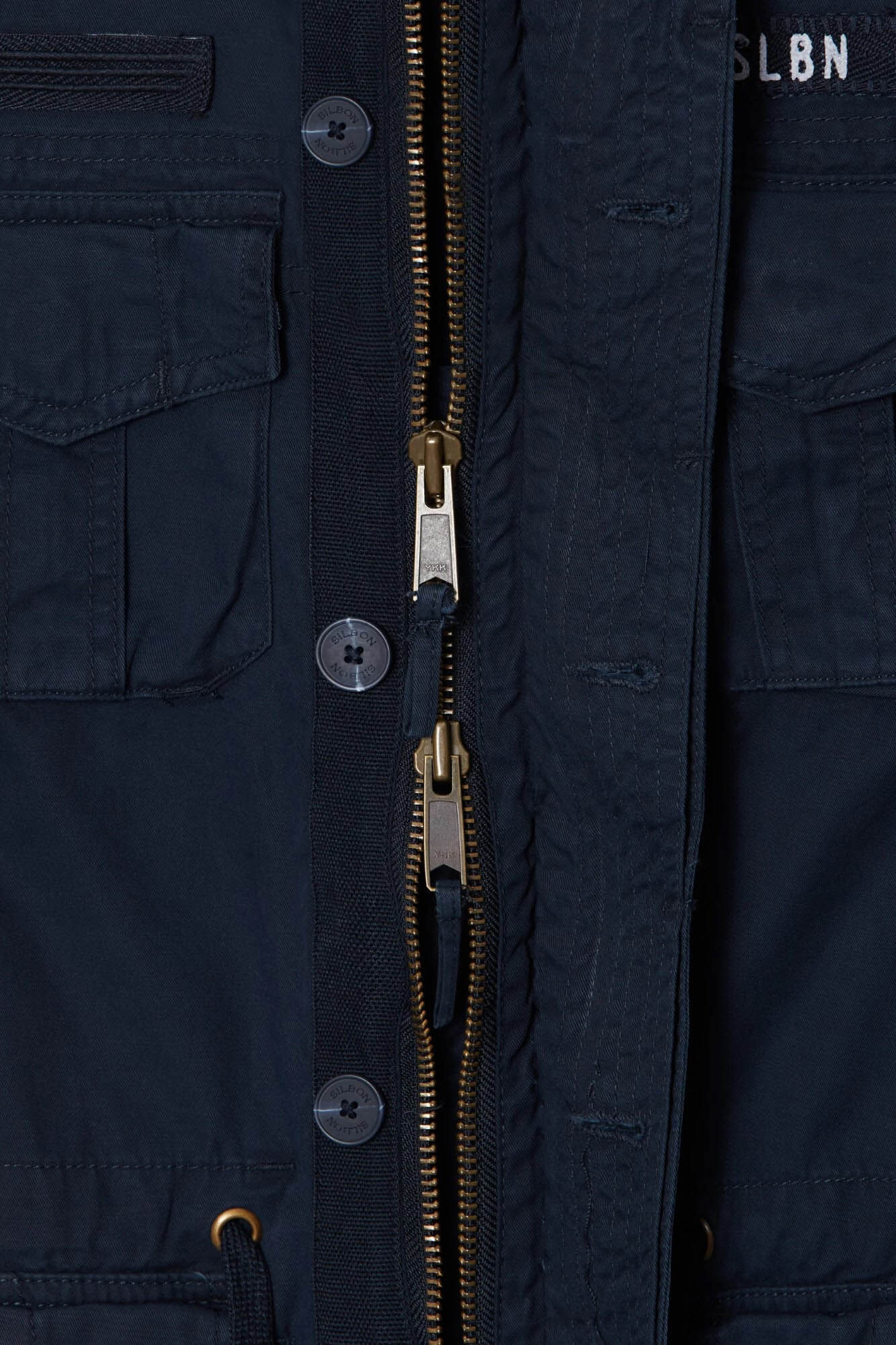 Silbon Military jacket Blue