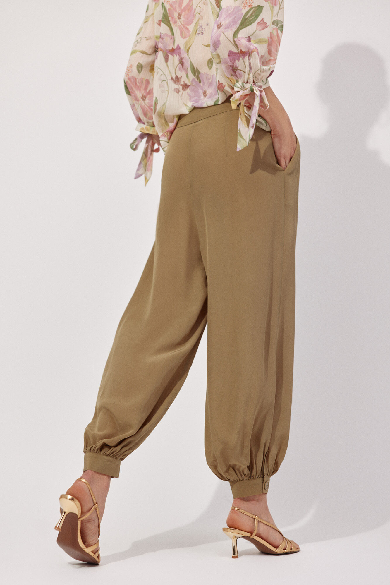 Cortefiel Cal&ccedil;as bombacho Verde