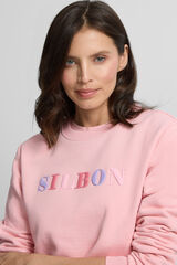 Silbon Women's Silbon lettering sweatshirt Pink