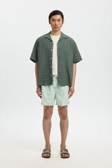 Selected Fato de banho liso Verde