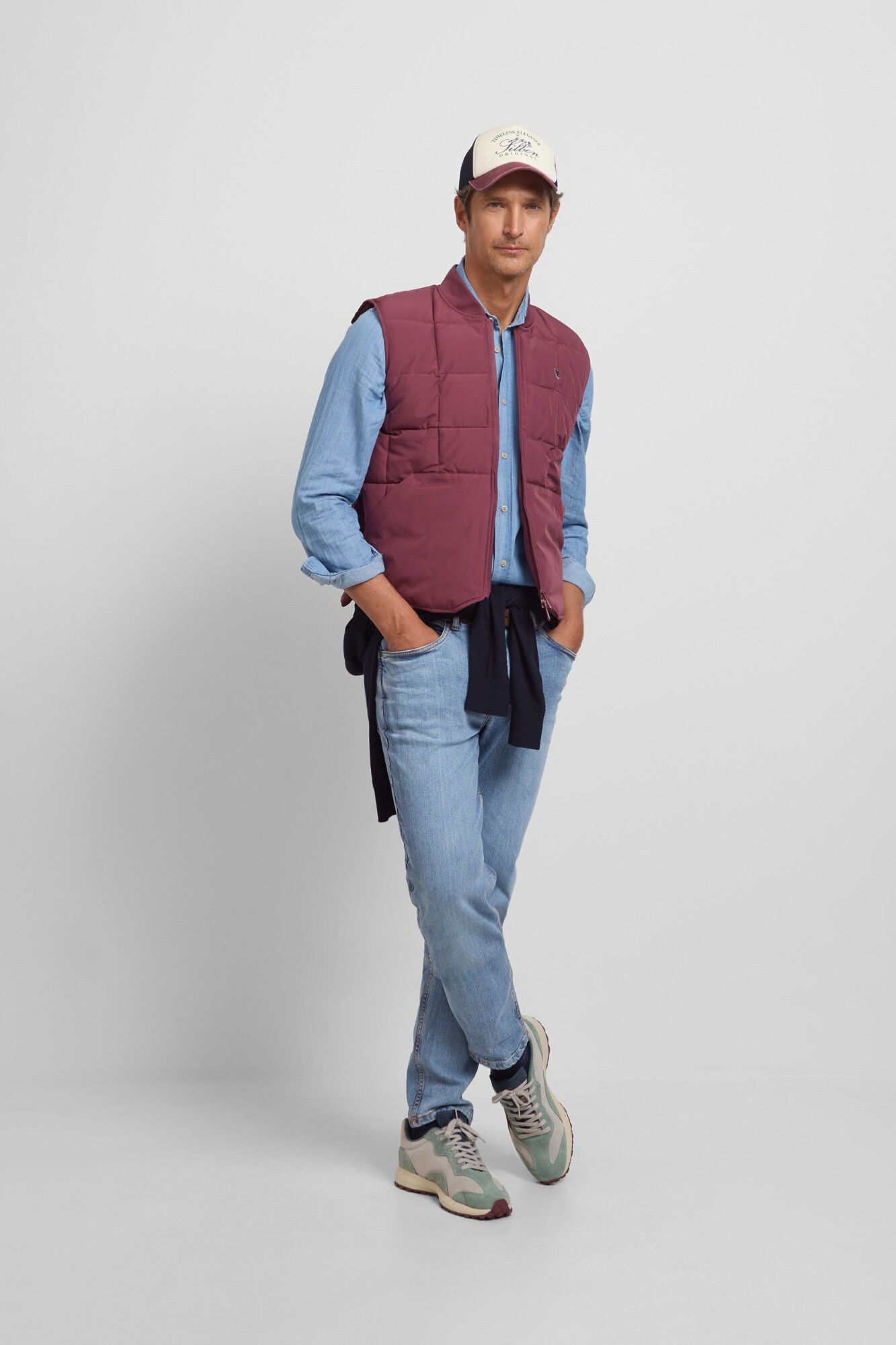 Silbon Colete t&eacute;cnico xadrez