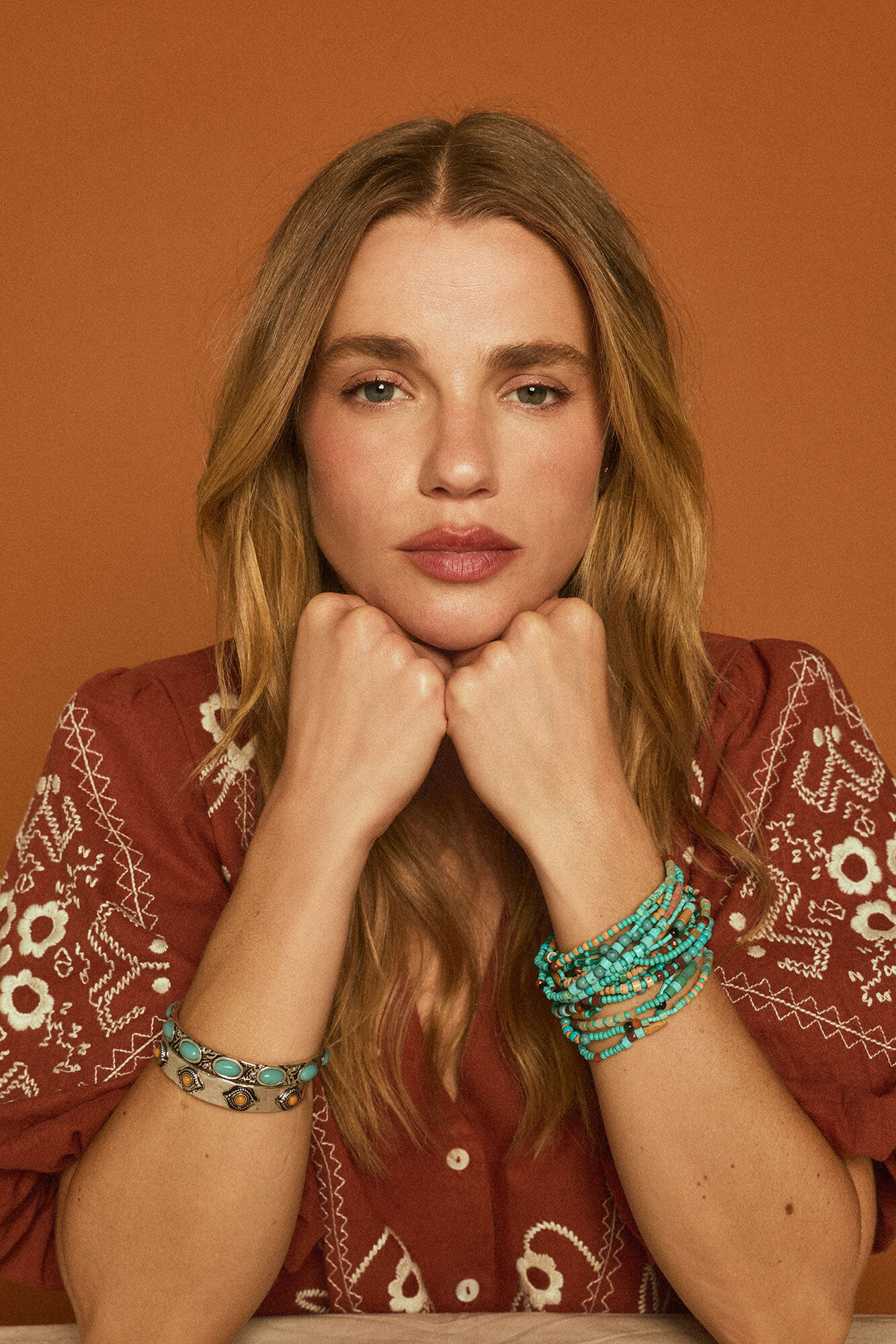 Slowlove Brazalete piedra m&uacute;ltiple Multicolor