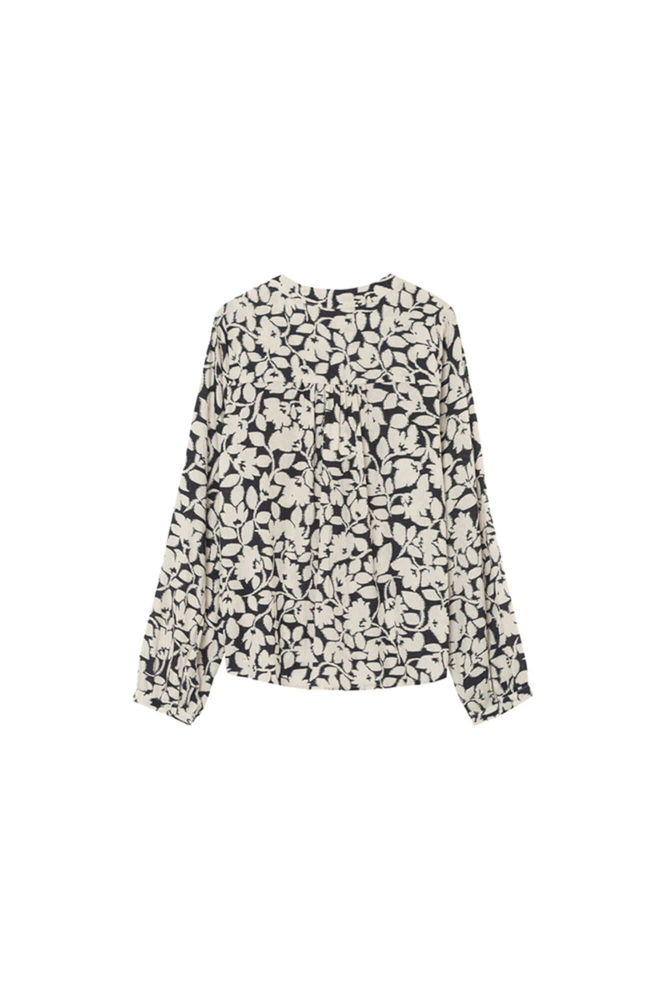 Grace & Mila Blusa de mangas comprida com corte regular Tostado