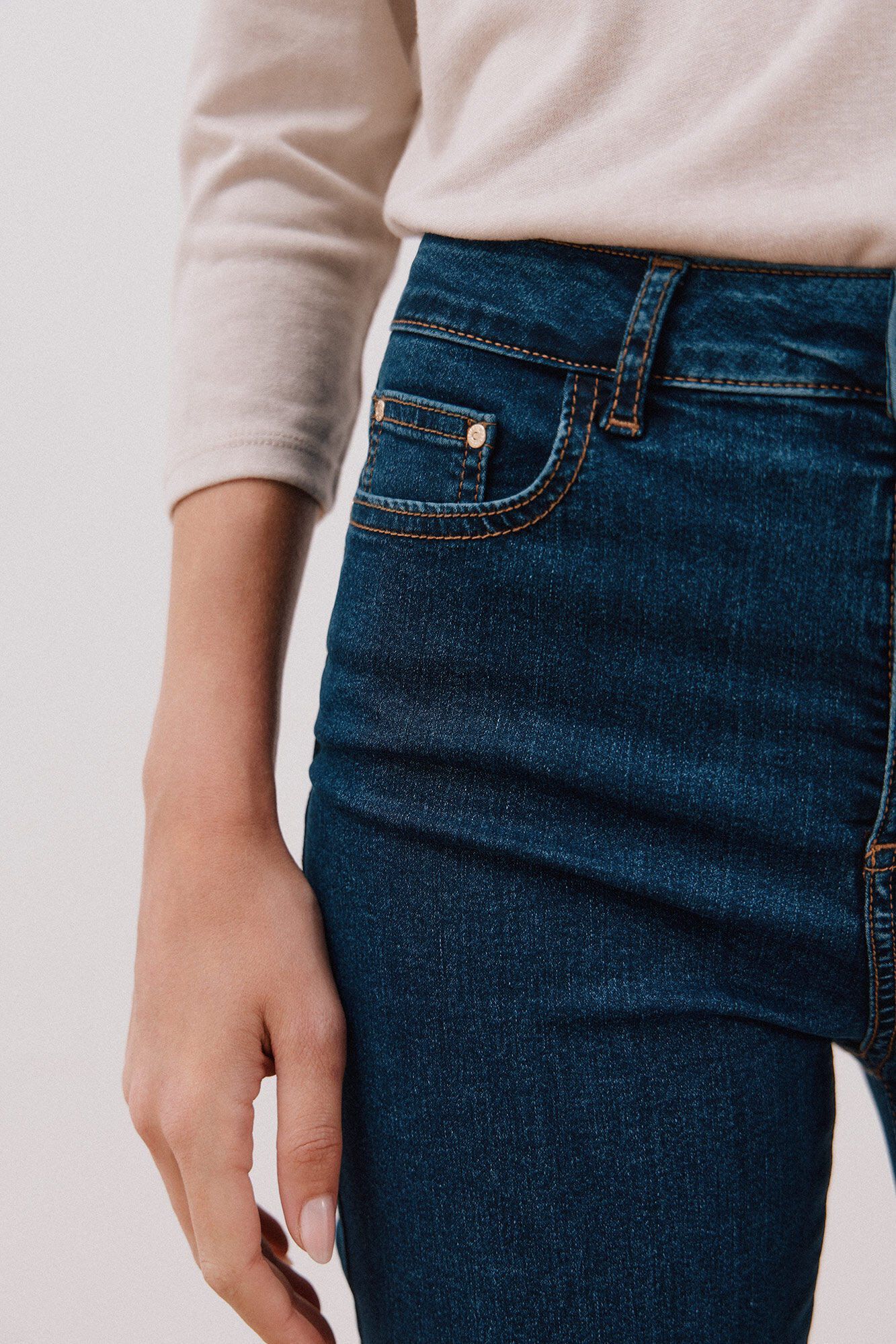 Cortefiel Sensational straight jeans Blue