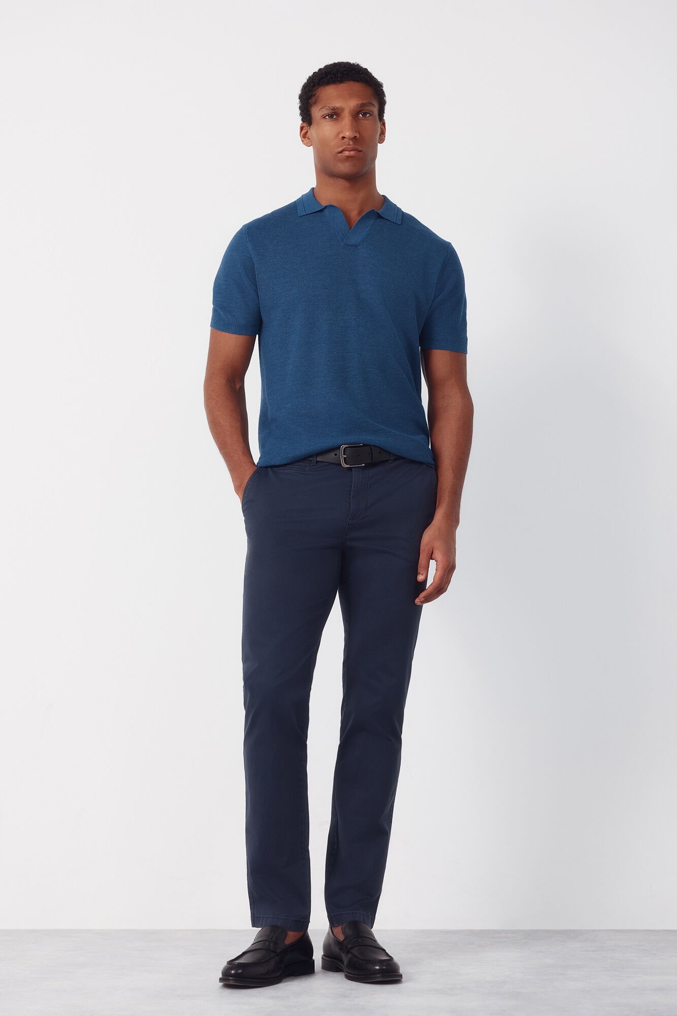 Cortefiel Piqu&eacute; short sleeve polo shirt