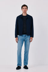 Cortefiel Cotton jacket Navy