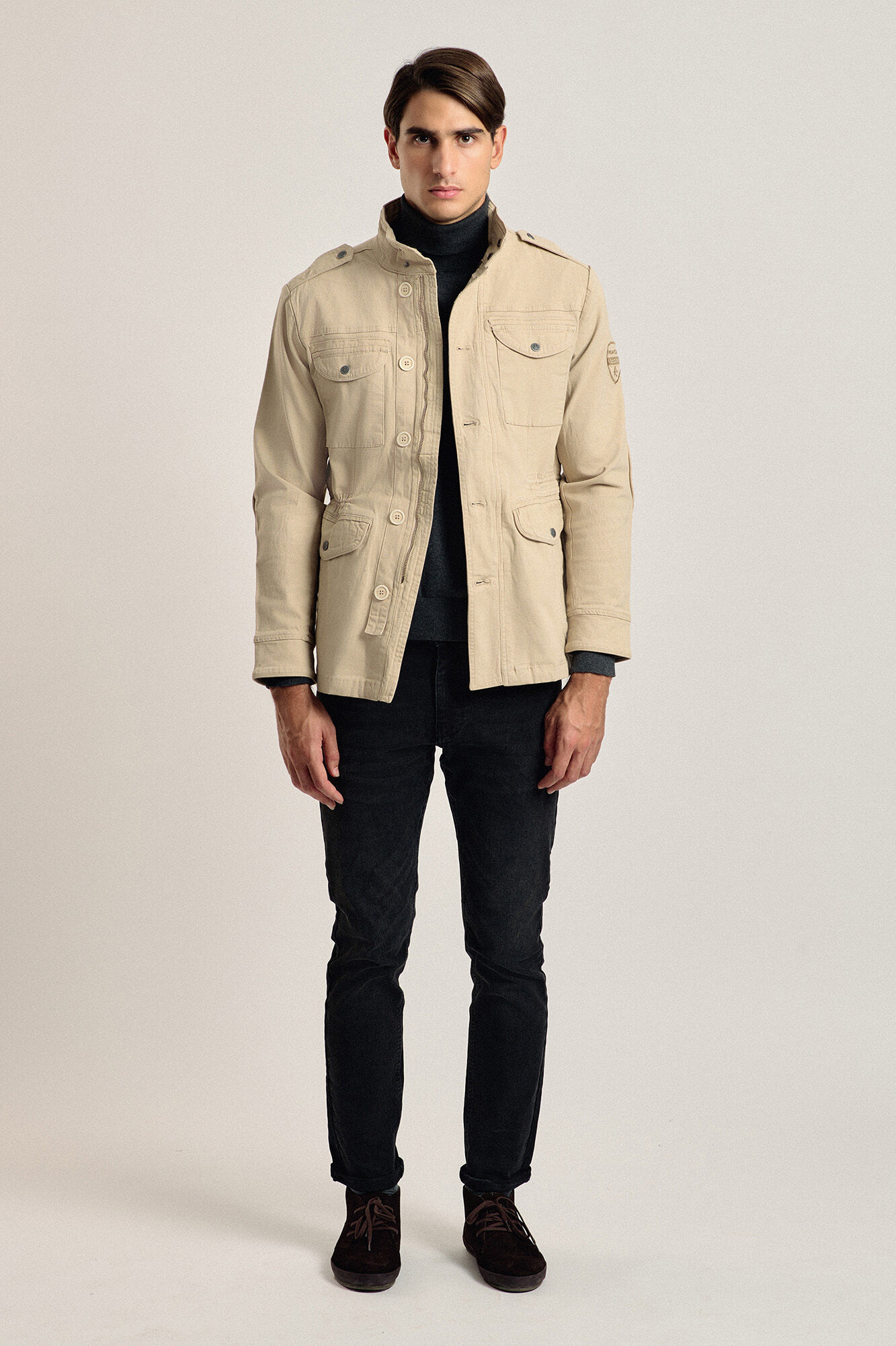 Valecuatro Valecuatro safari jacket in beige Beige