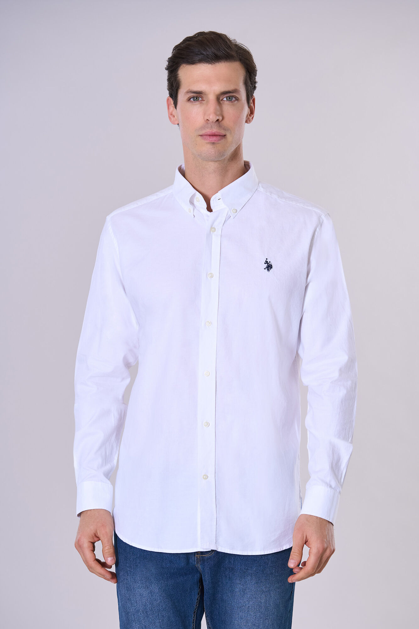 Us Polo Camisa Oxford Dirk