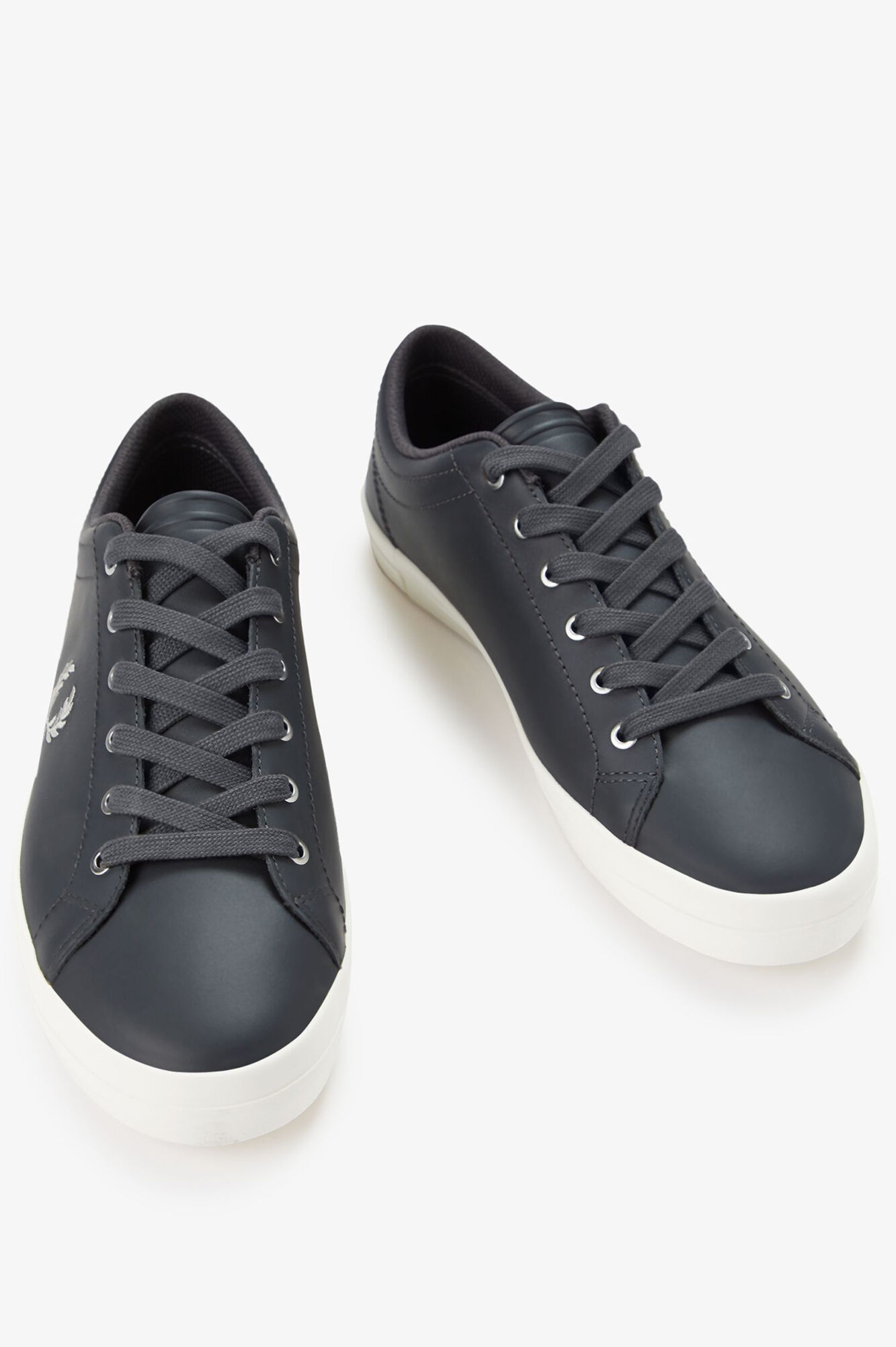 Fred Perry Baseline leather sneaker Dark grey