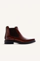 Gioseppo Botins chelsea em pele Castanho