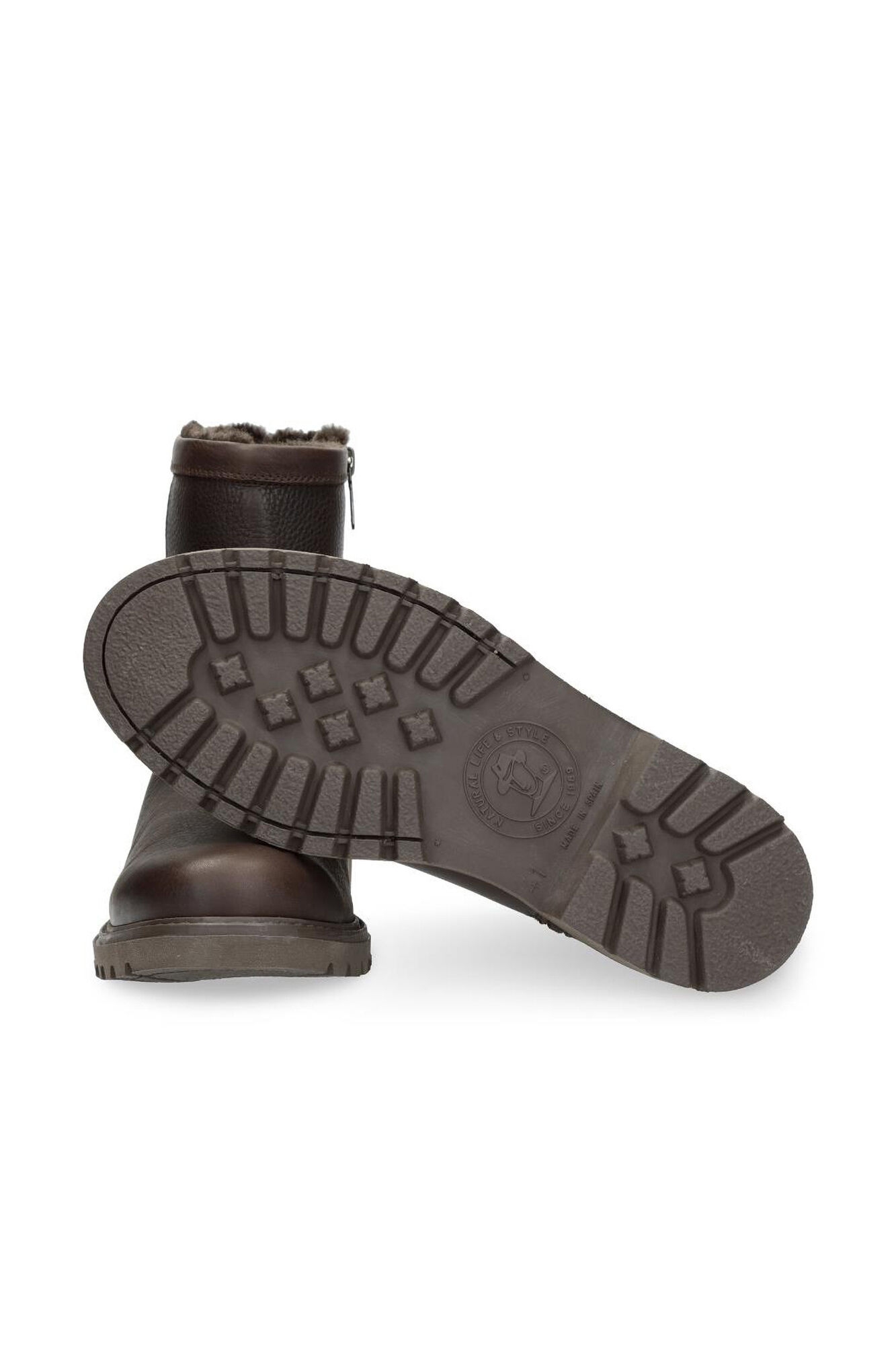 Panama Jack Men's leather boot Dark brown