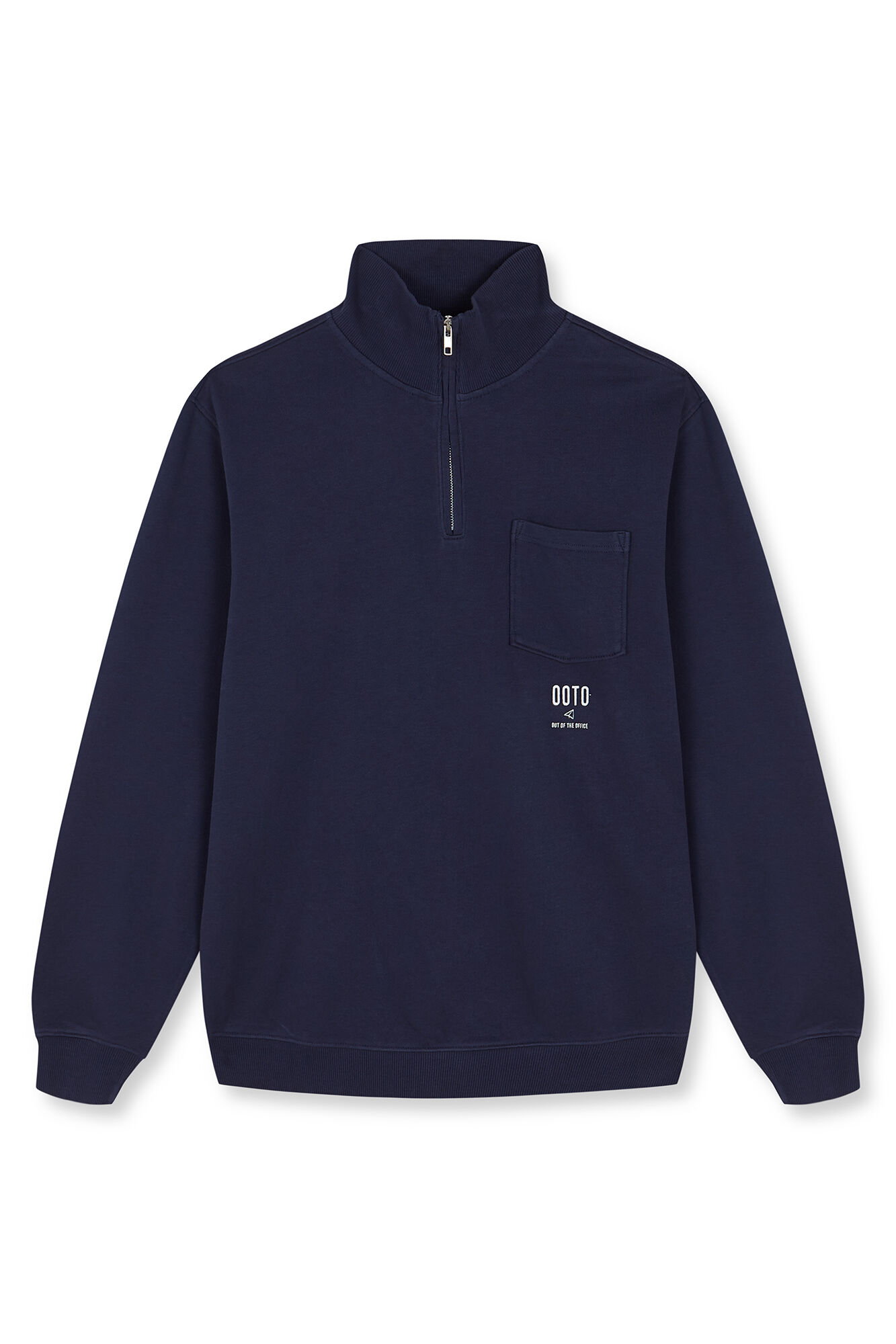 OOTO Vespa neck sweatshirt Blue
