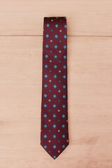 OOTO Patterned tie Maroon