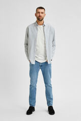 Selected Camisa manga comprida Slim Fit Verde