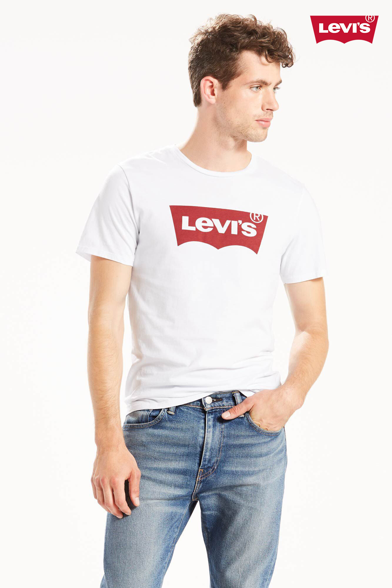 Levi's Camiseta Levi's&reg; cl&aacute;sica logotipo en el centro