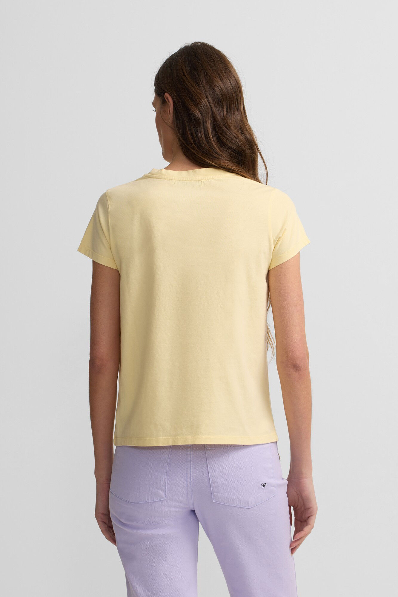 Silbon Camiseta raquete cl&aacute;ssica Amarelo