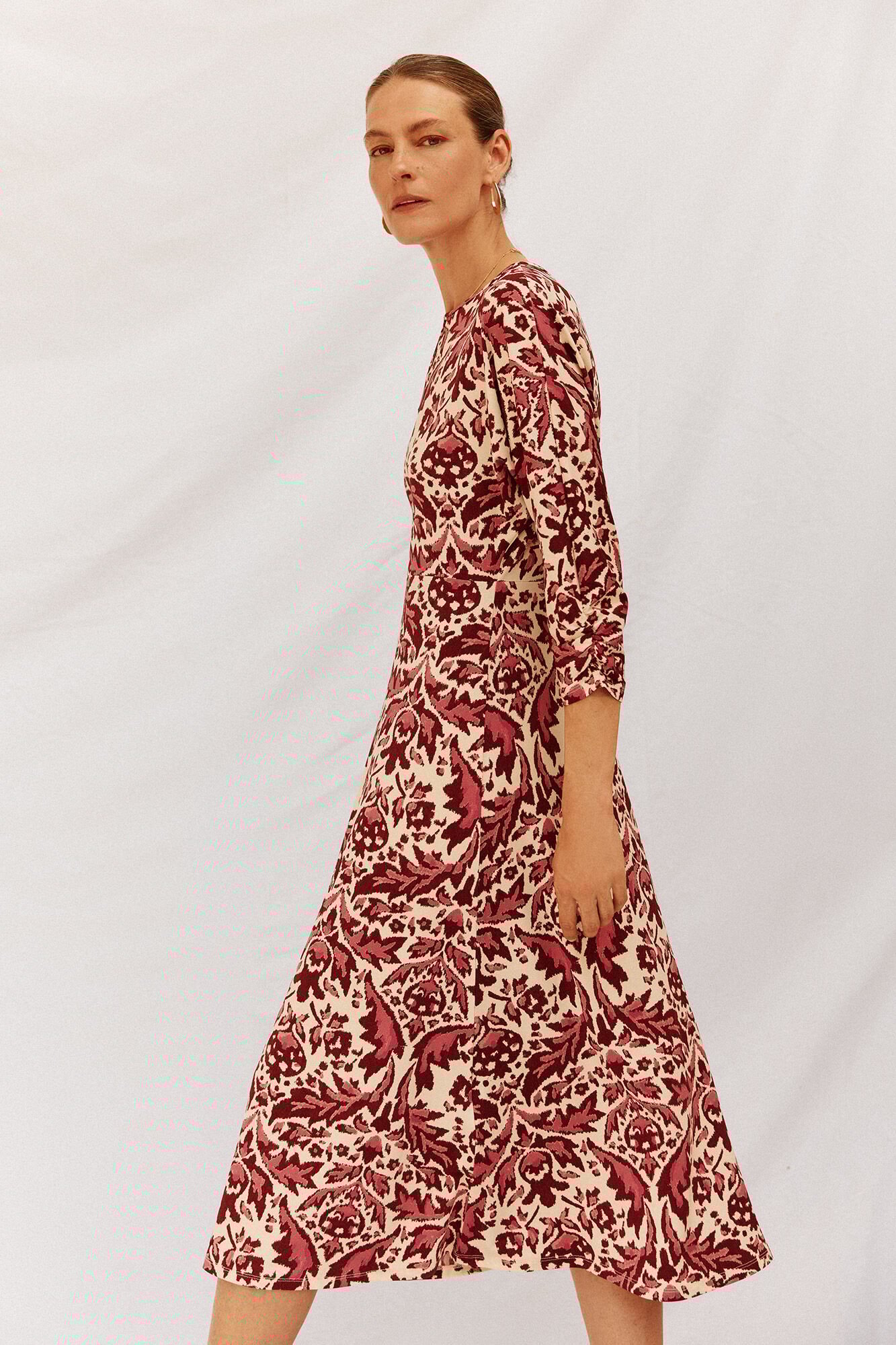 Cortefiel Flowing printed dress