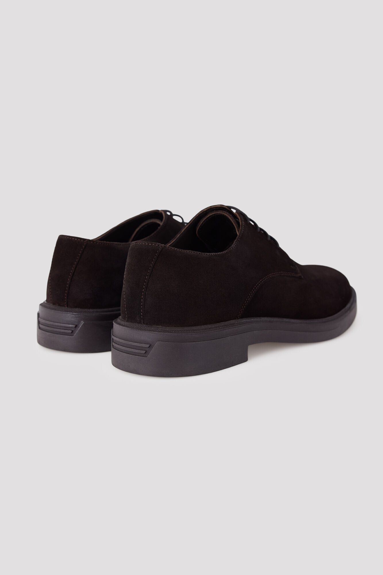 Cortefiel Lace-up sport shoes Dark brown