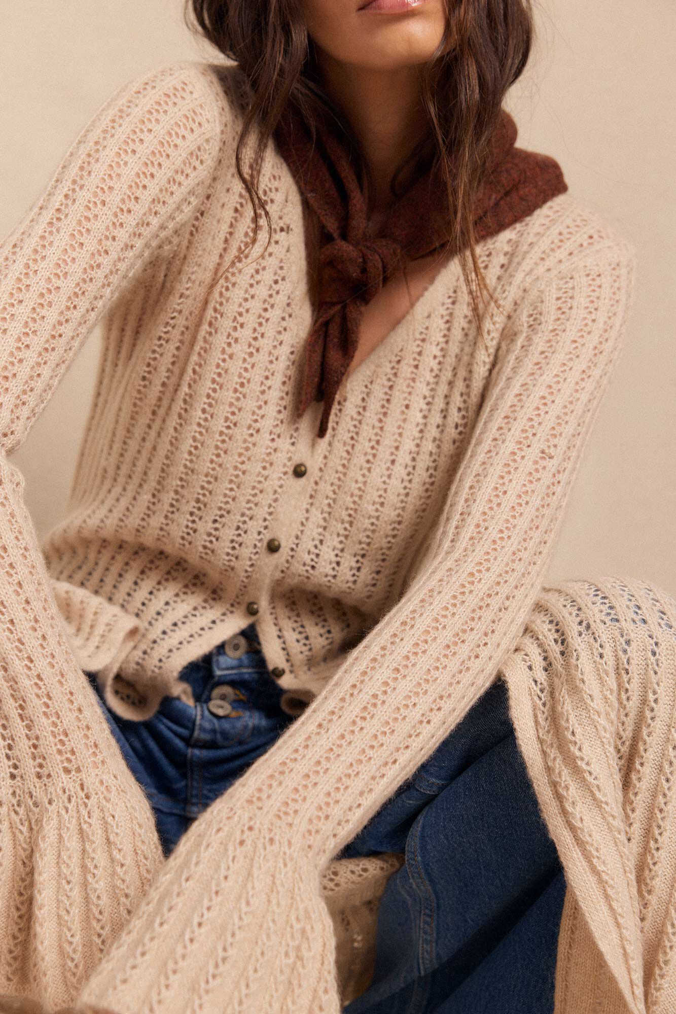 Slowlove Casaco comprido malha