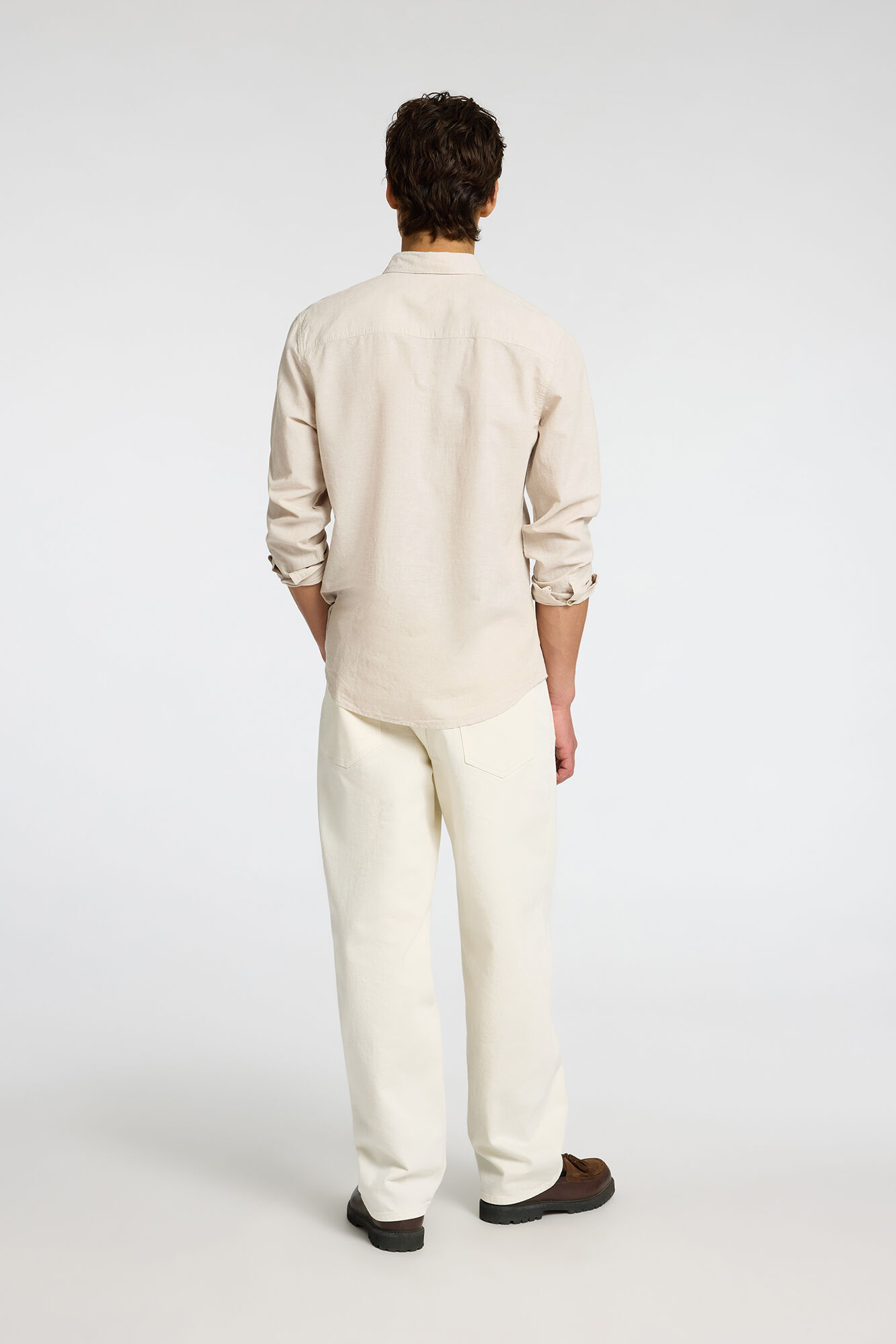 Selected Slim Fit linen Shirt Beige